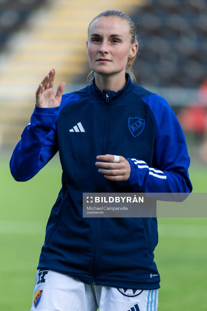 Djurgårdens Kamilla Lilhammer Karlsen i lineup