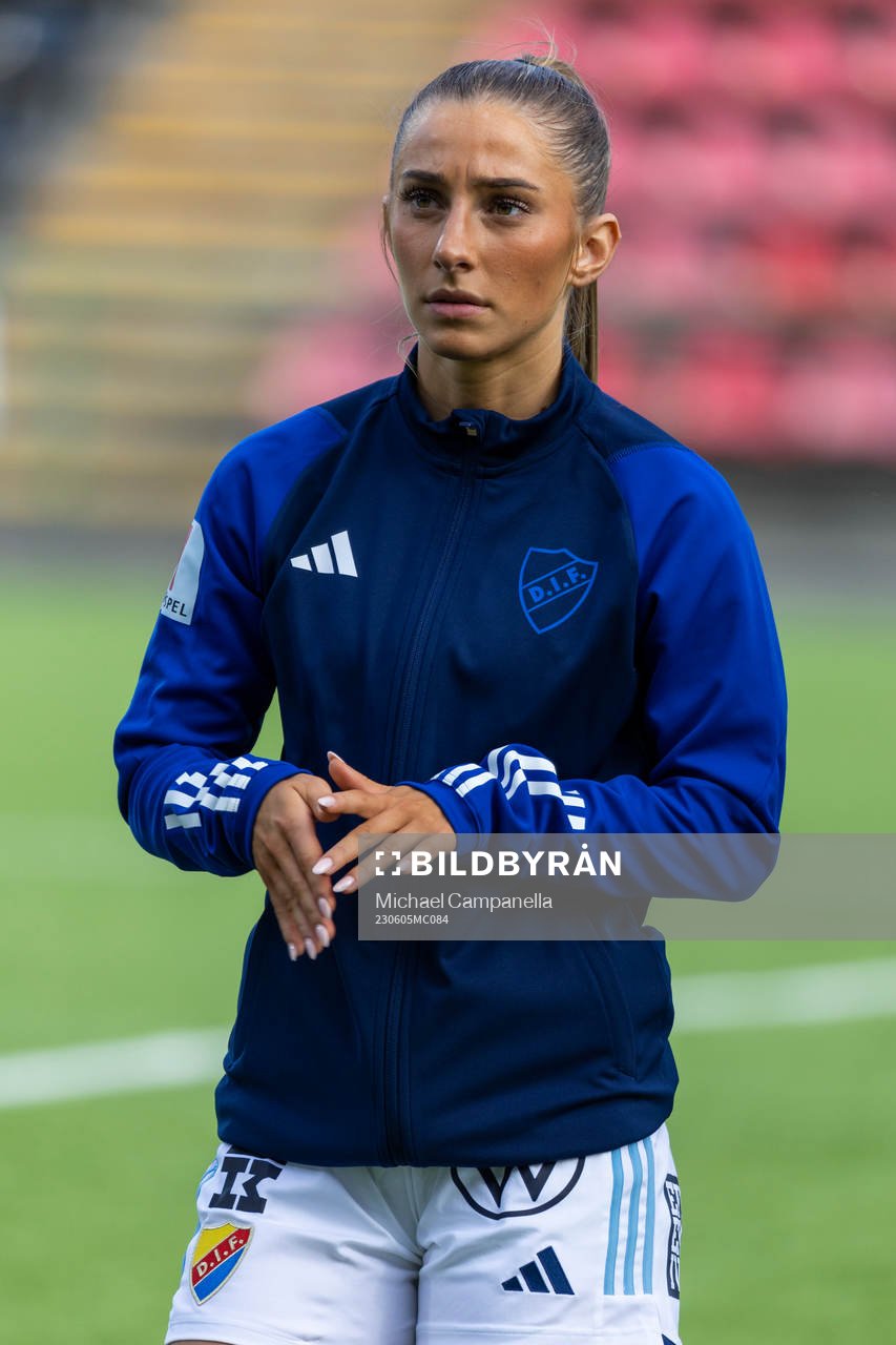 Djurgårdens Tilde Lindwall i lineup