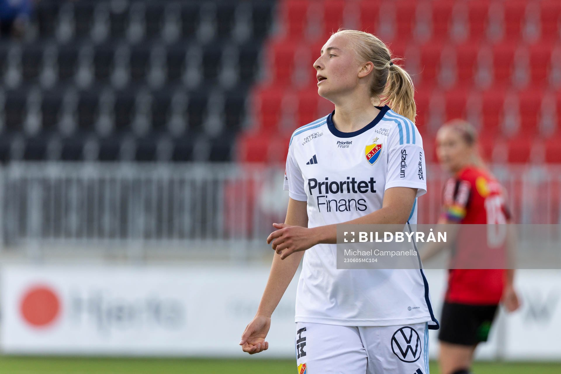 Djurgårdens Stinalisa Johansson deppar