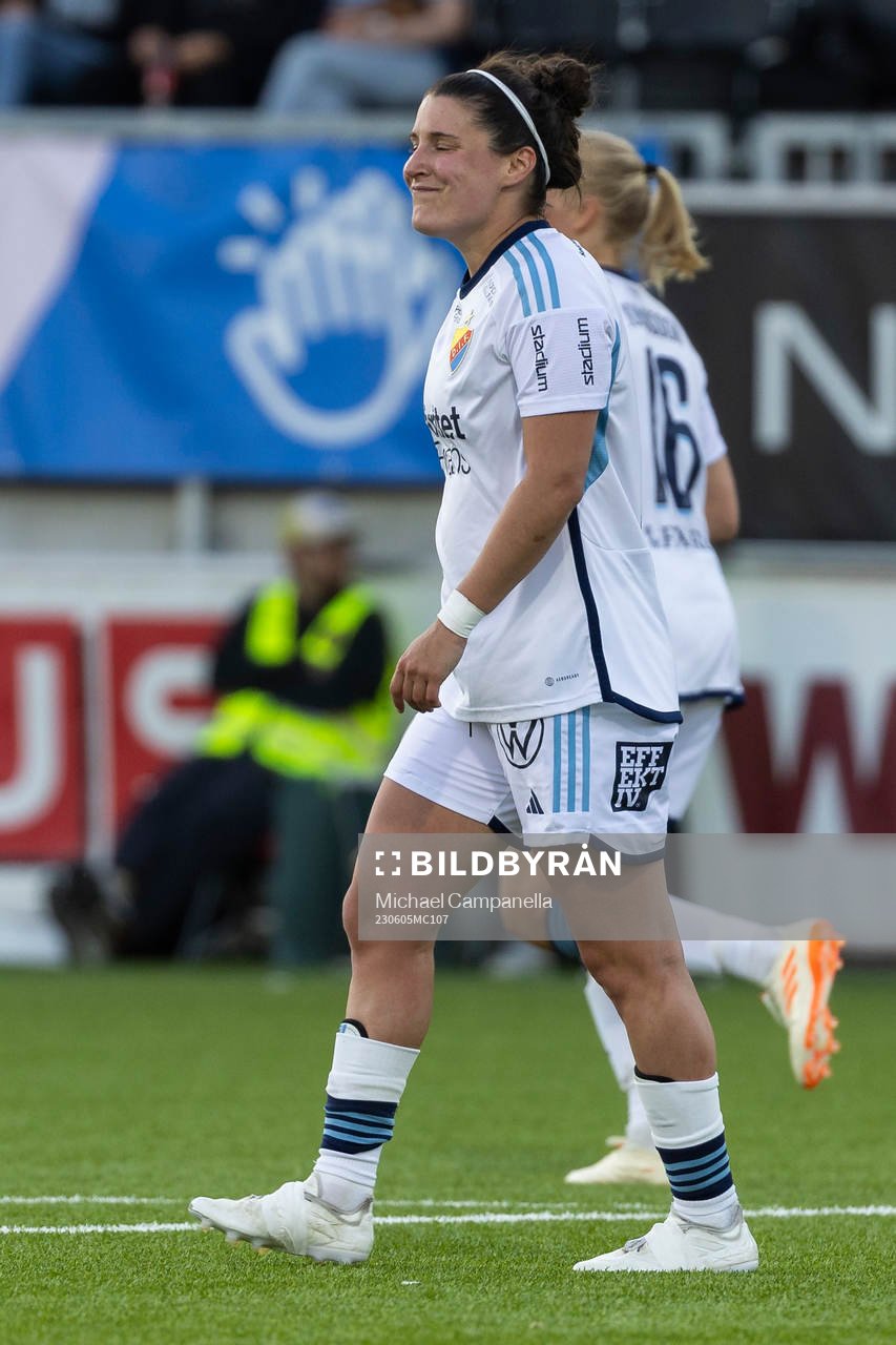 Djurgårdens Hayley Dowd deppar