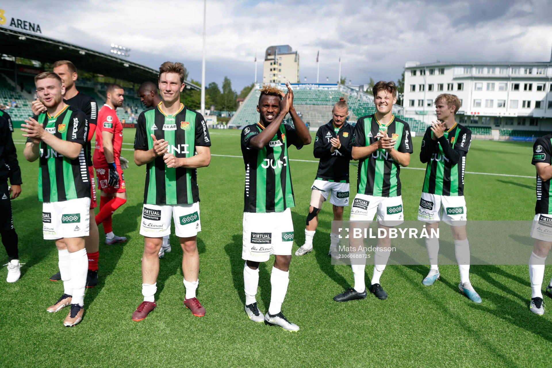 GAIS spelare jublar