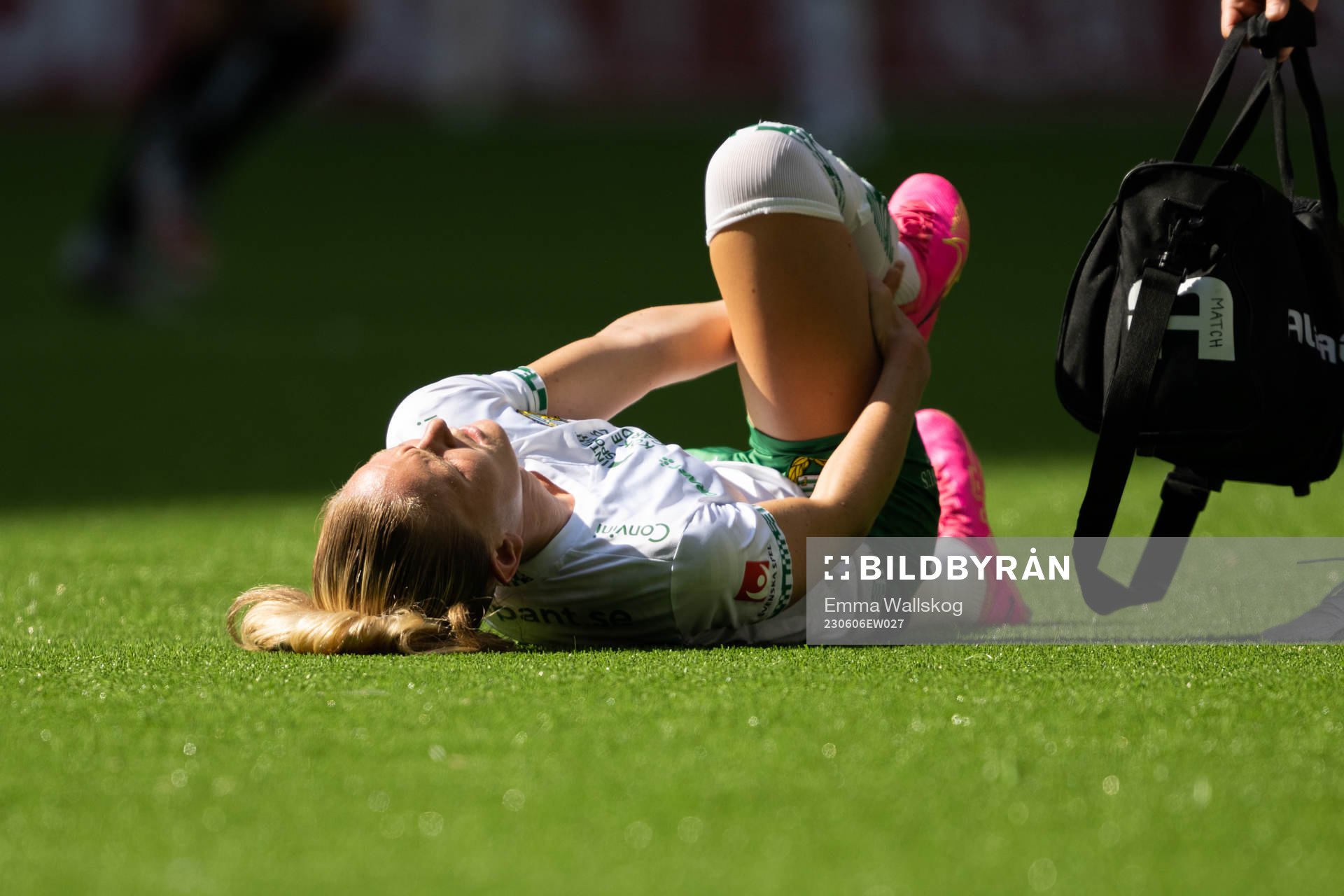 Hammarbys Matilda Vinberg har ont