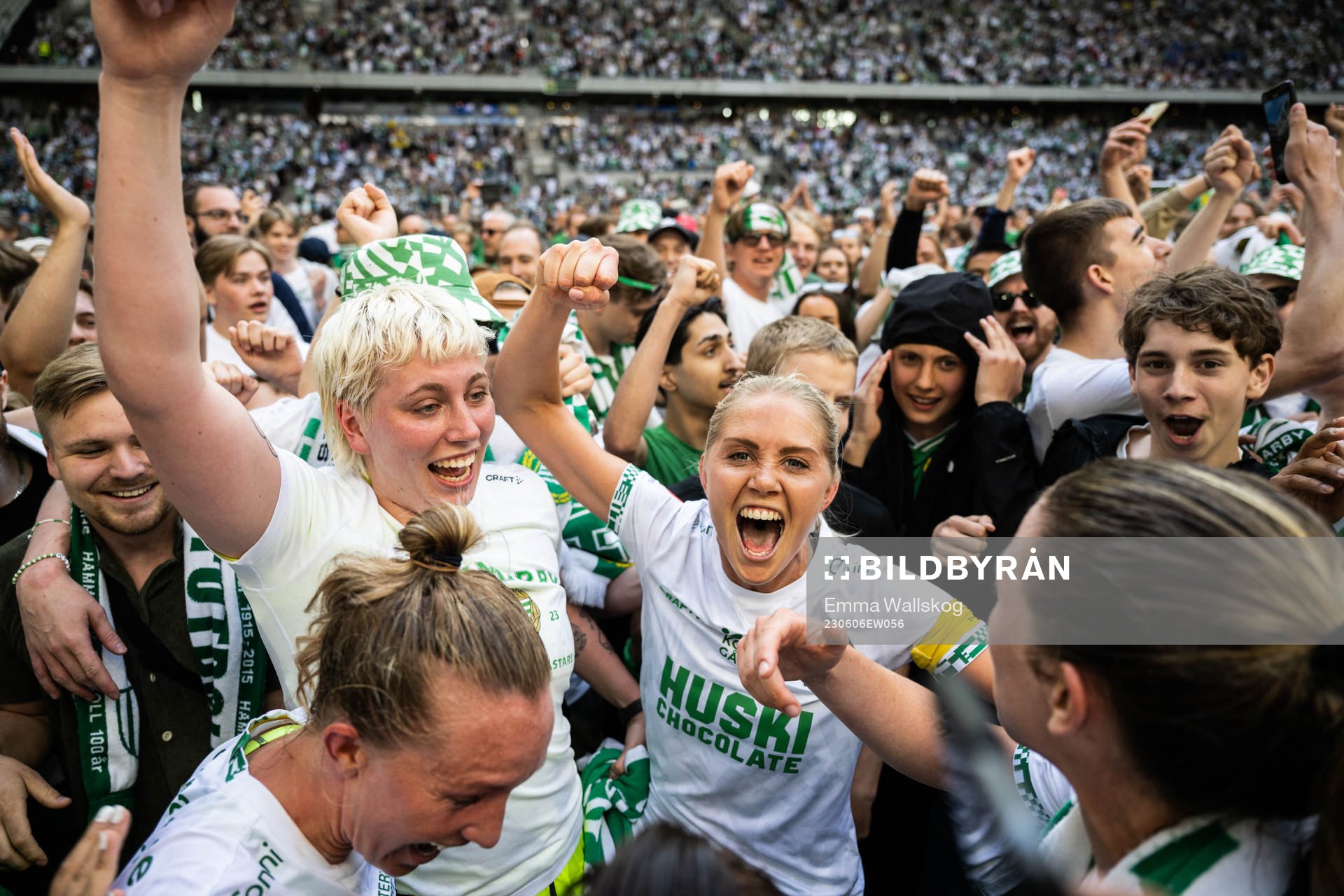 Hammarbys Alice Carlsson jublar