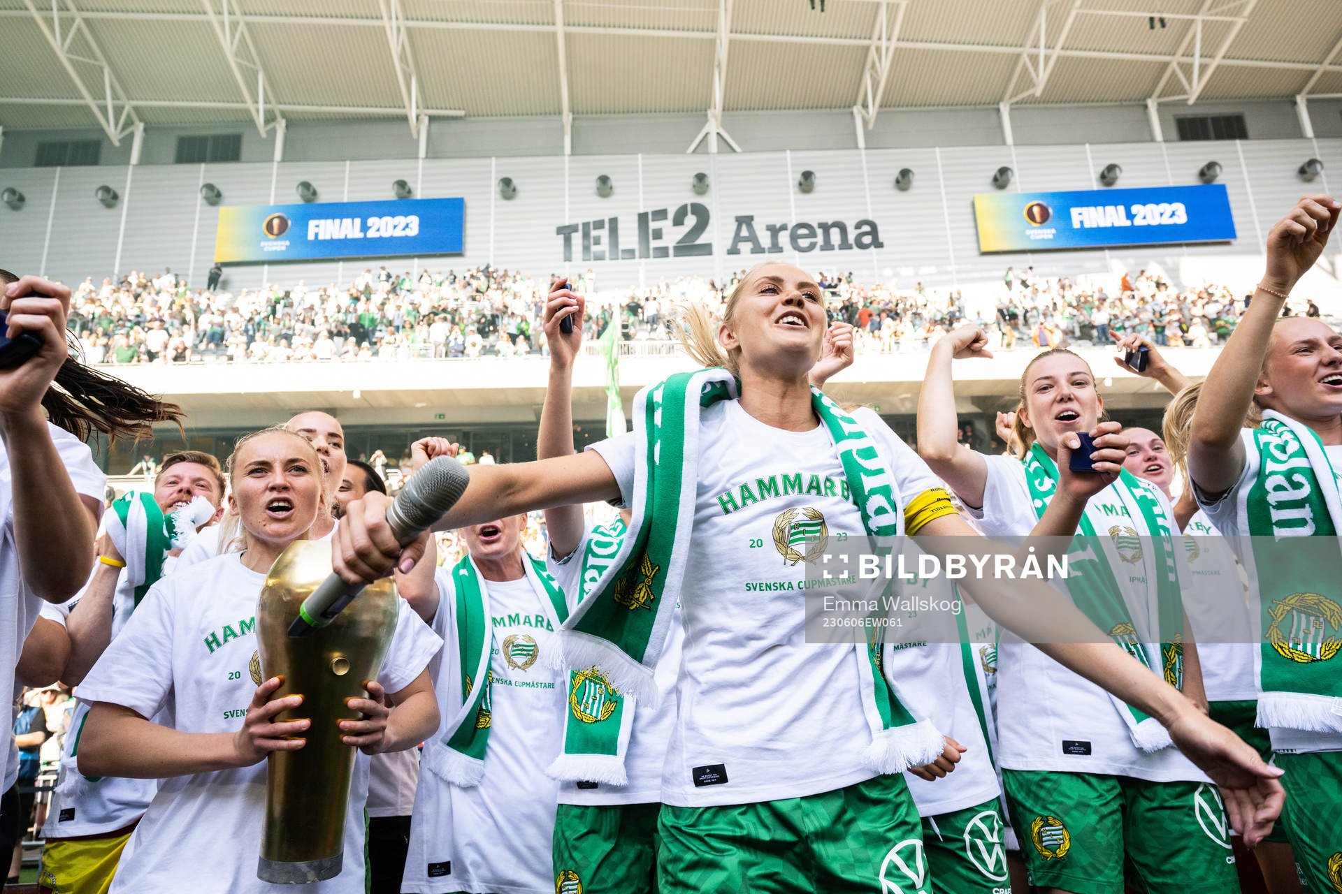 Hammarbys Alice Carlsson jublar