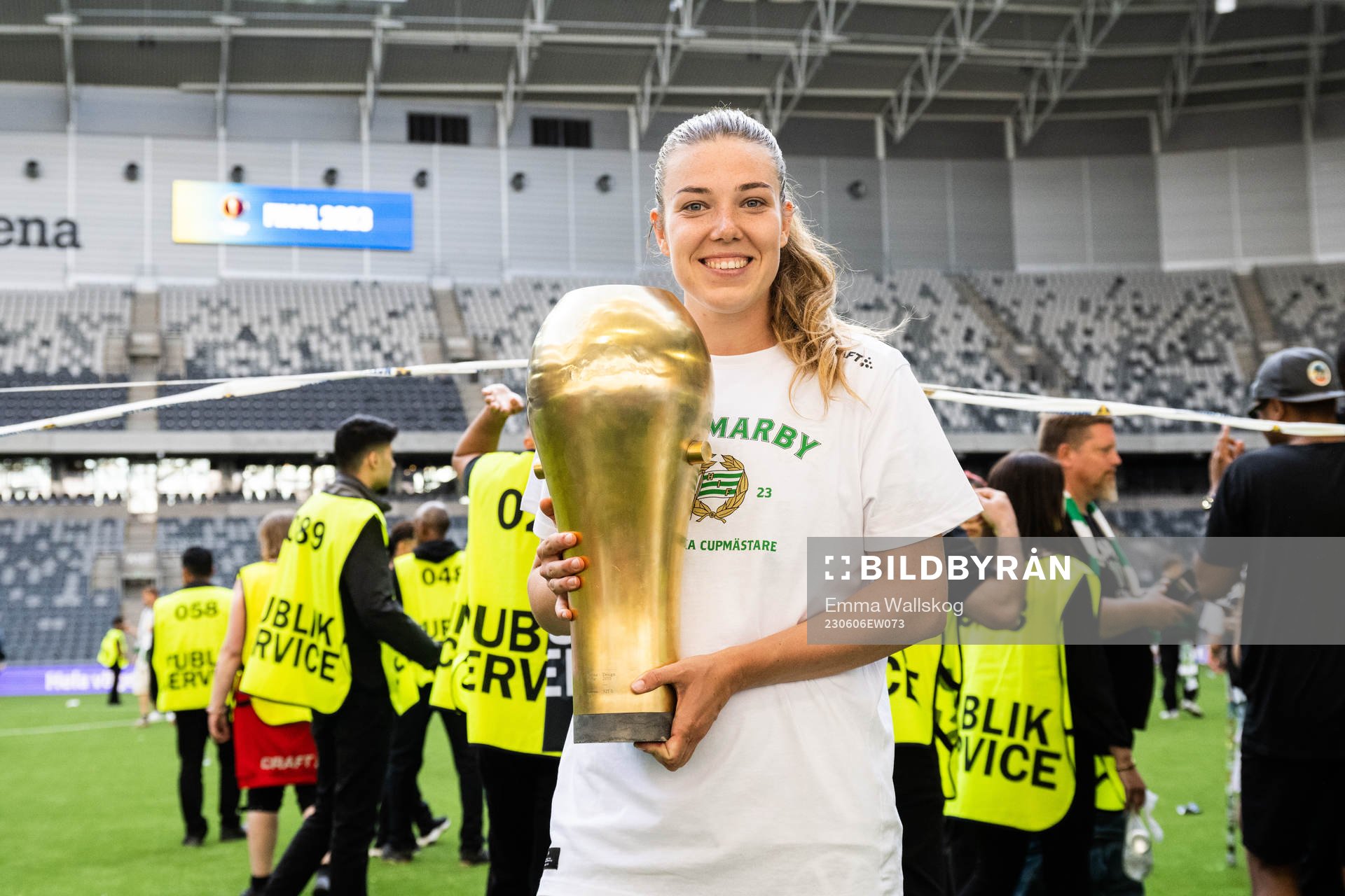 Hammarbys Emma Westin jublar
