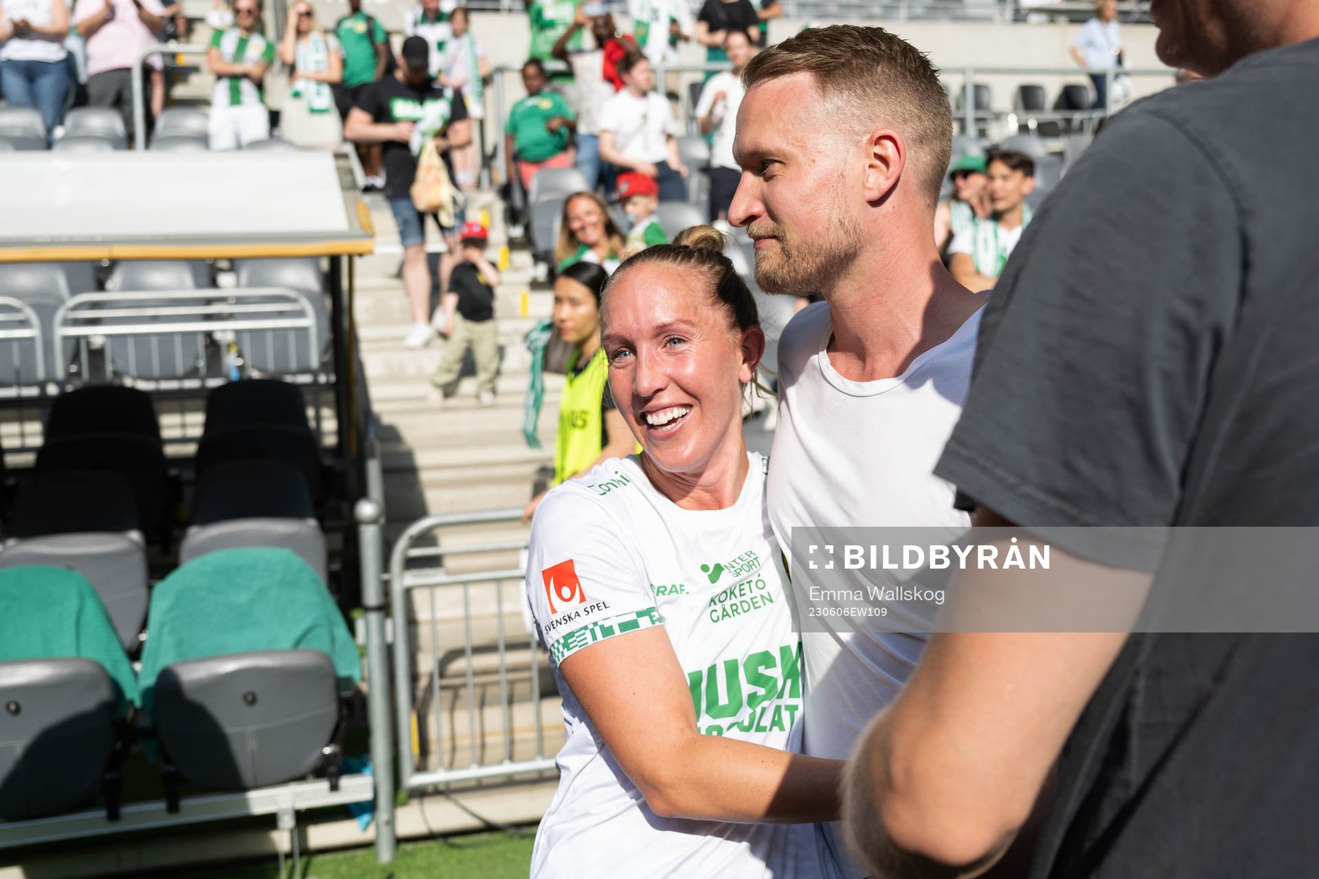 Hammarbys Julia Roddar jublar