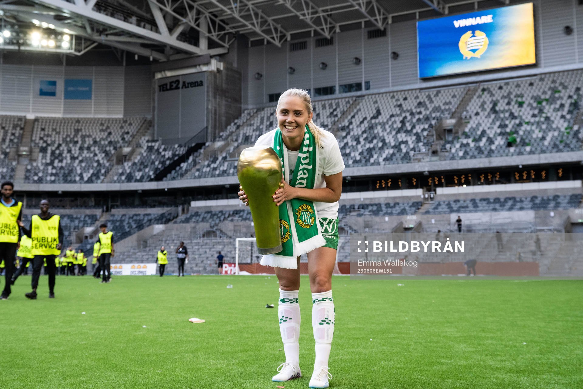 Hammarbys Alice Carlsson jublar