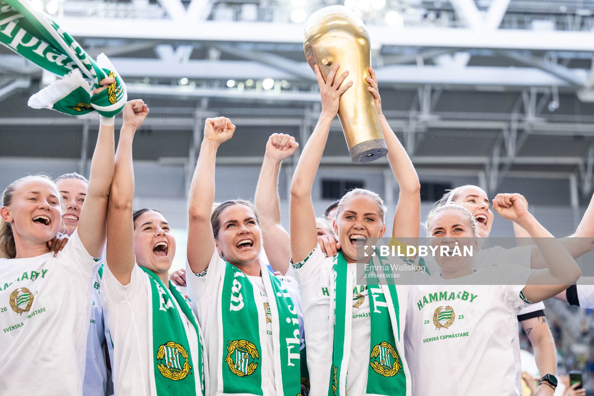 Hammarbys Matilda Vinberg, Kyra Cooney-Cross, Hanna