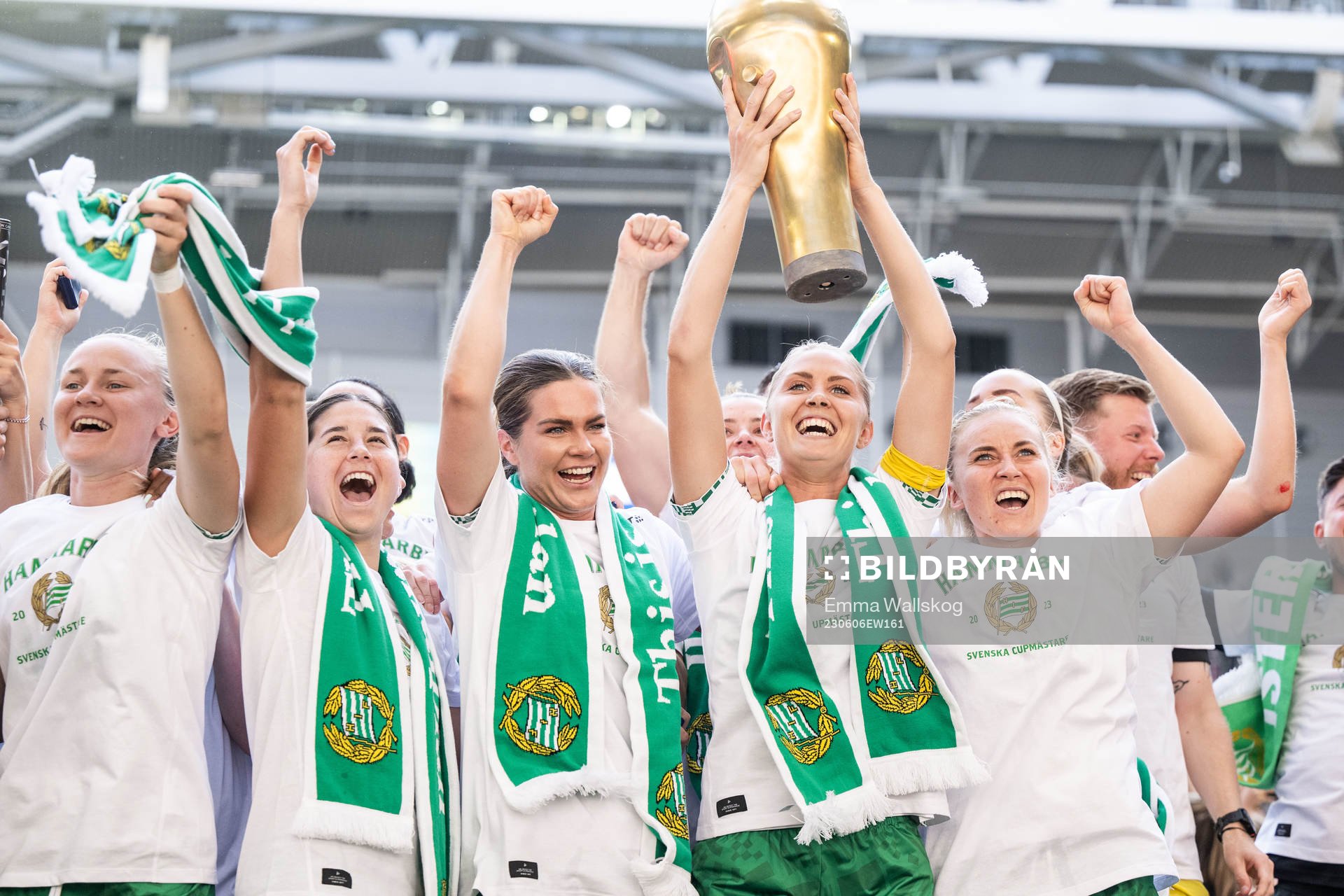 Hammarbys Matilda Vinberg, Kyra Cooney-Cross, Hanna