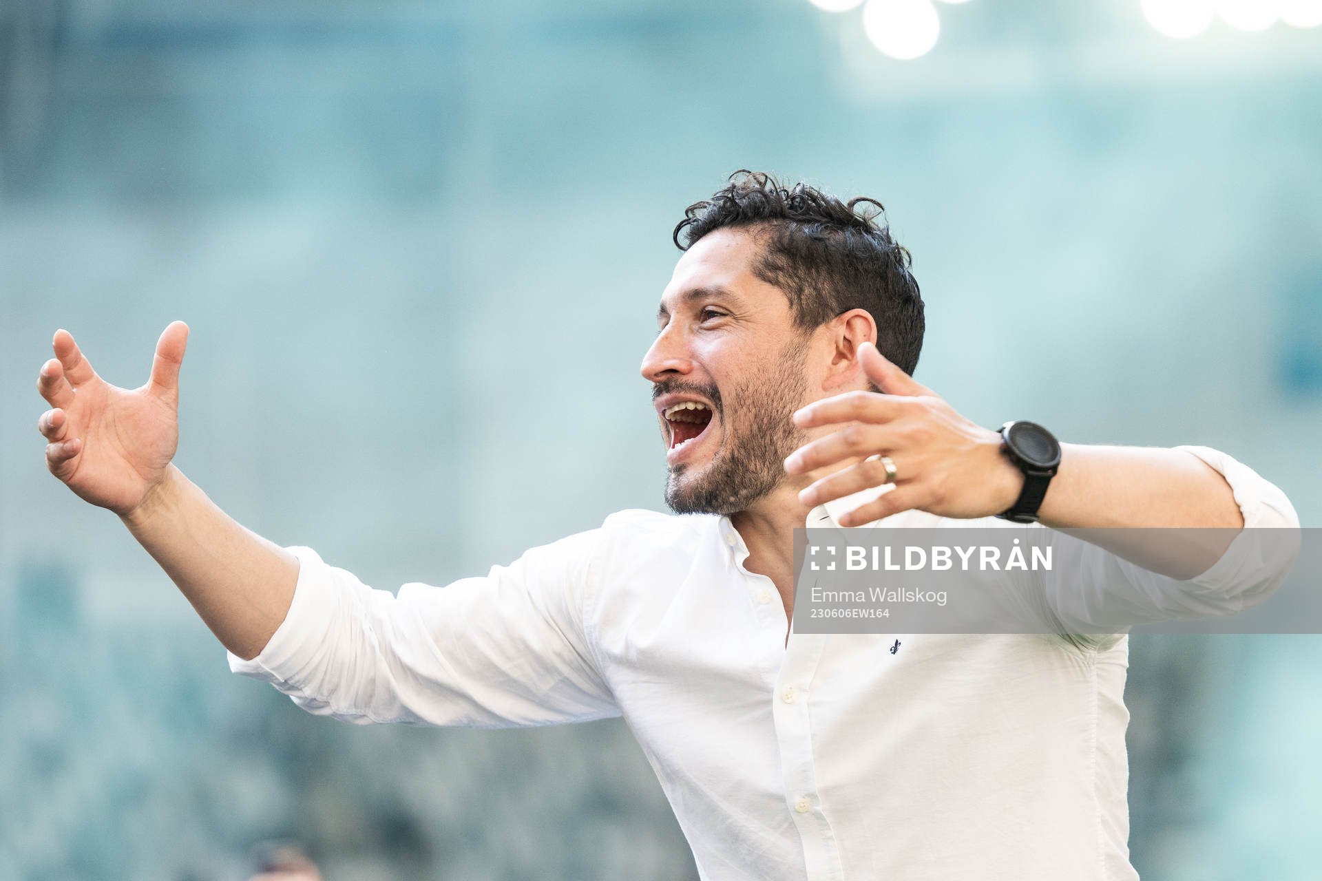 Hammarbys tränare Pablo Pinones-Arce