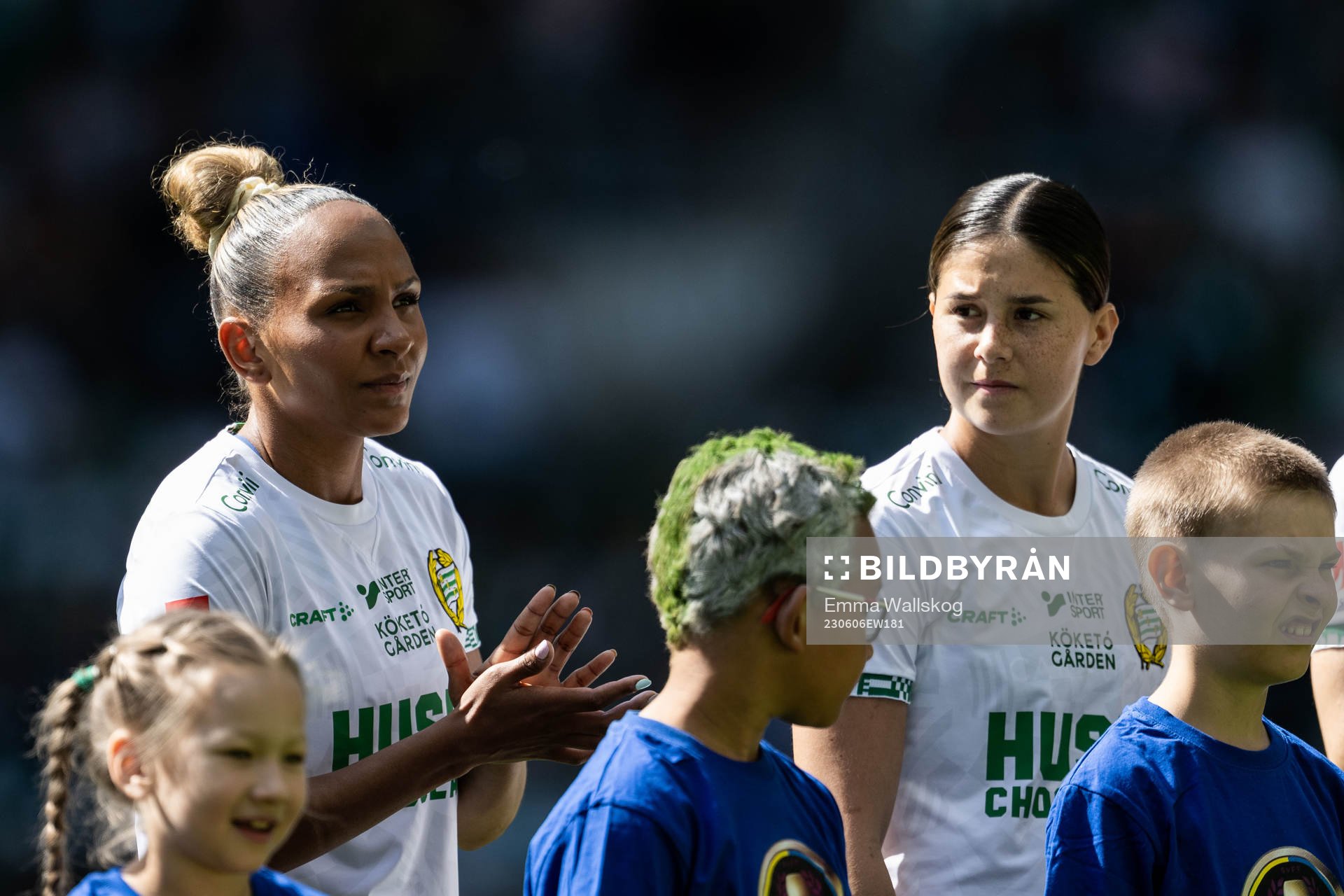 Hammarbys Madelen Janogy och Kyra Cooney-Cross