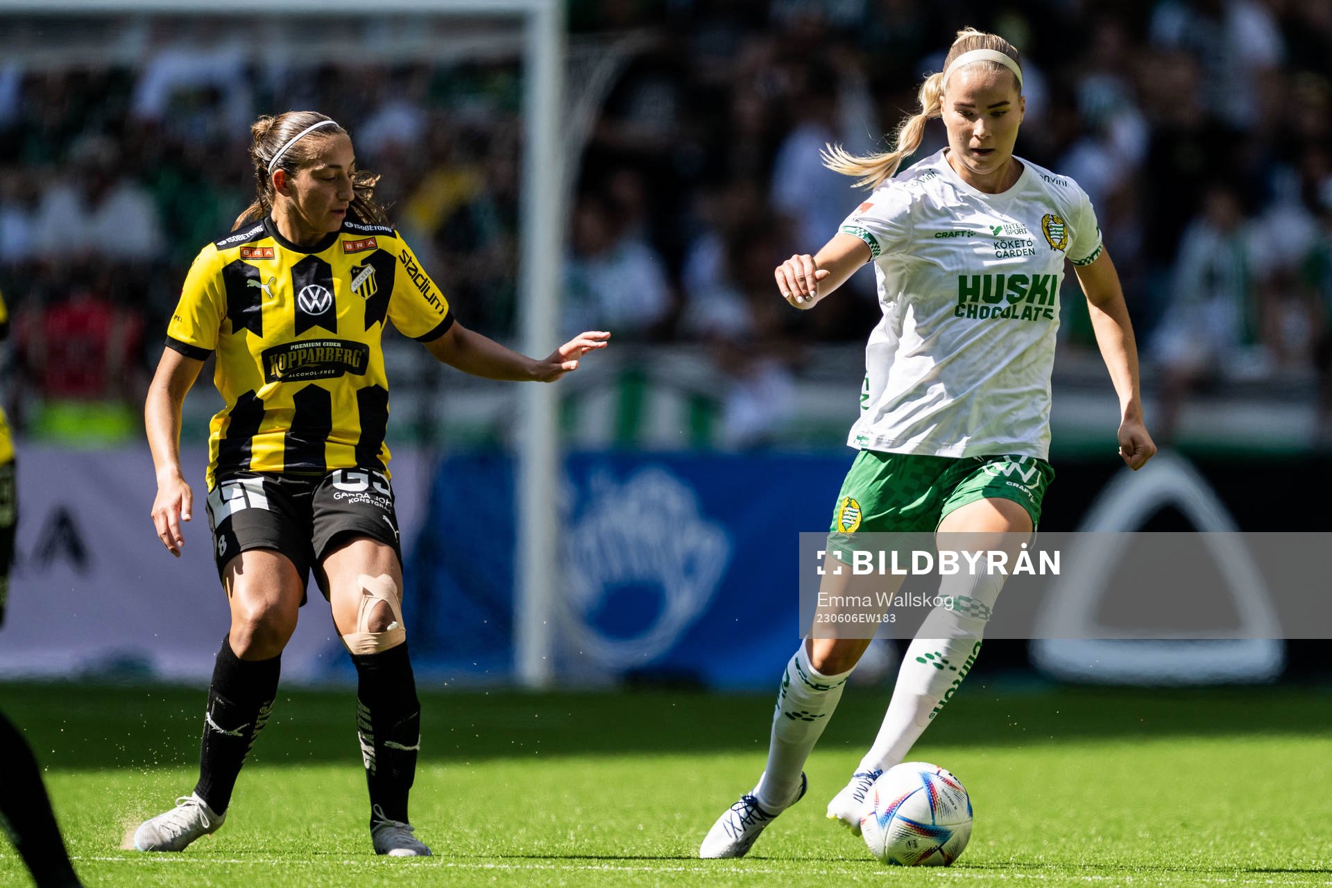 Häckens Rusul Rosa Kafaji och Hammarbys Eva Nyström