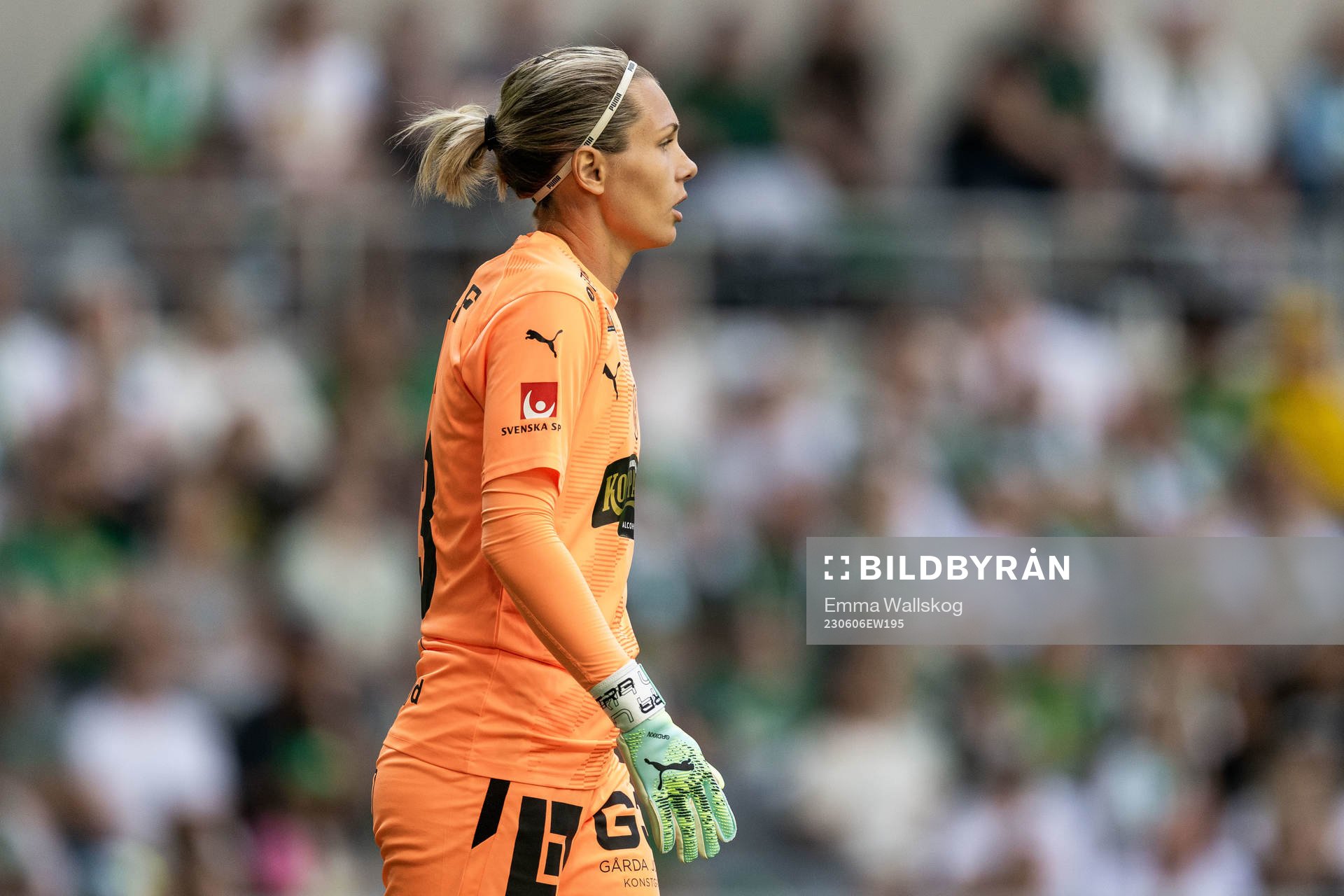 Häckens målvakt Jennifer Falk