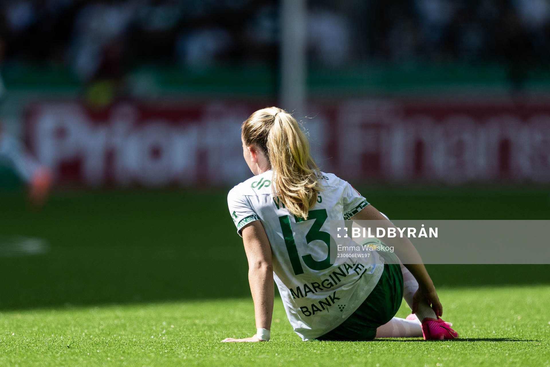 Hammarbys Matilda Vinberg har ont