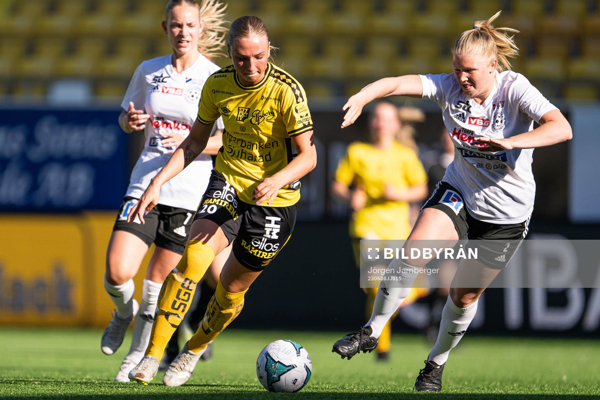 Elfsborgs Stina Jensen och Vänersborgs Felicia Sköld