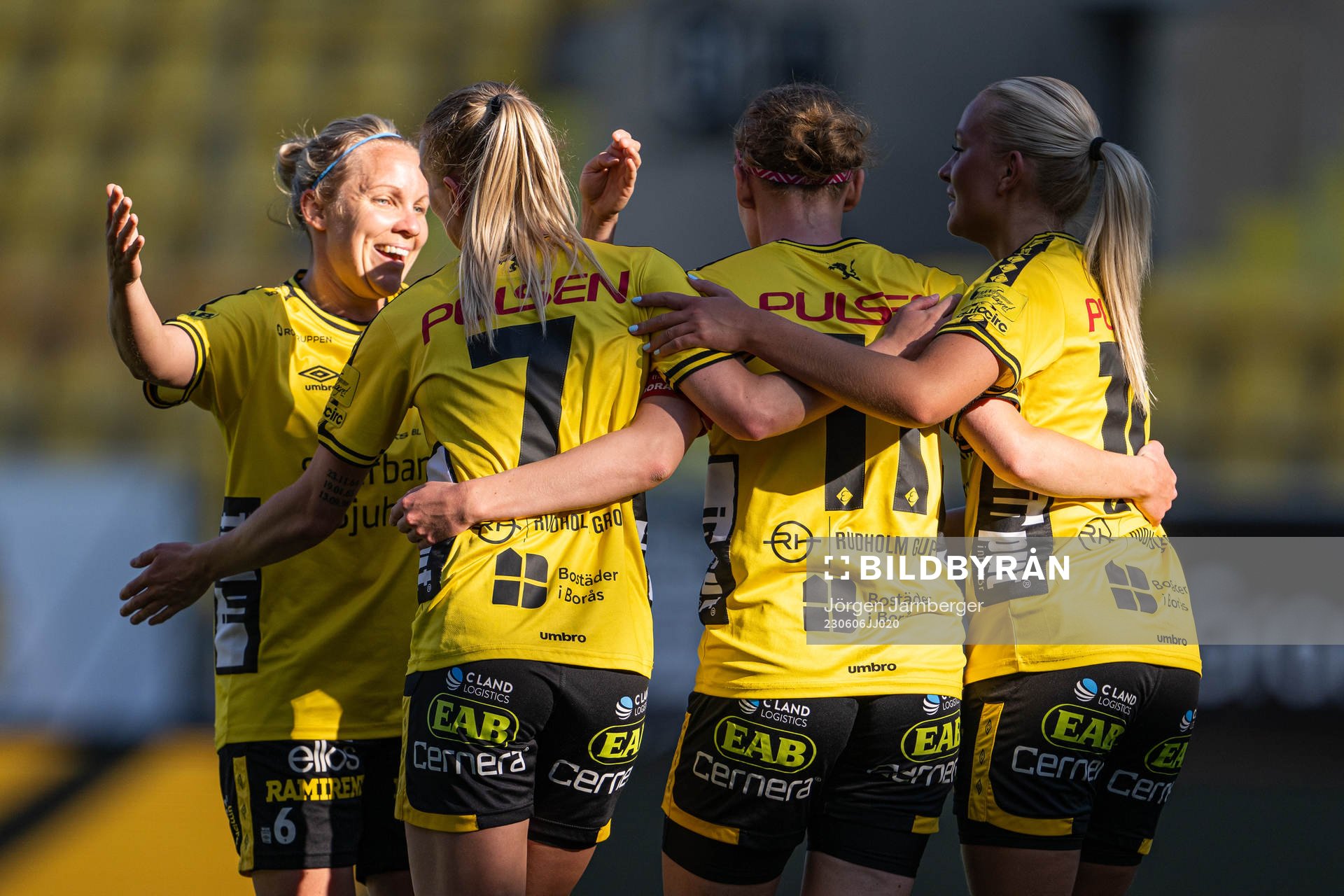 Elfsborgs spelare jublar