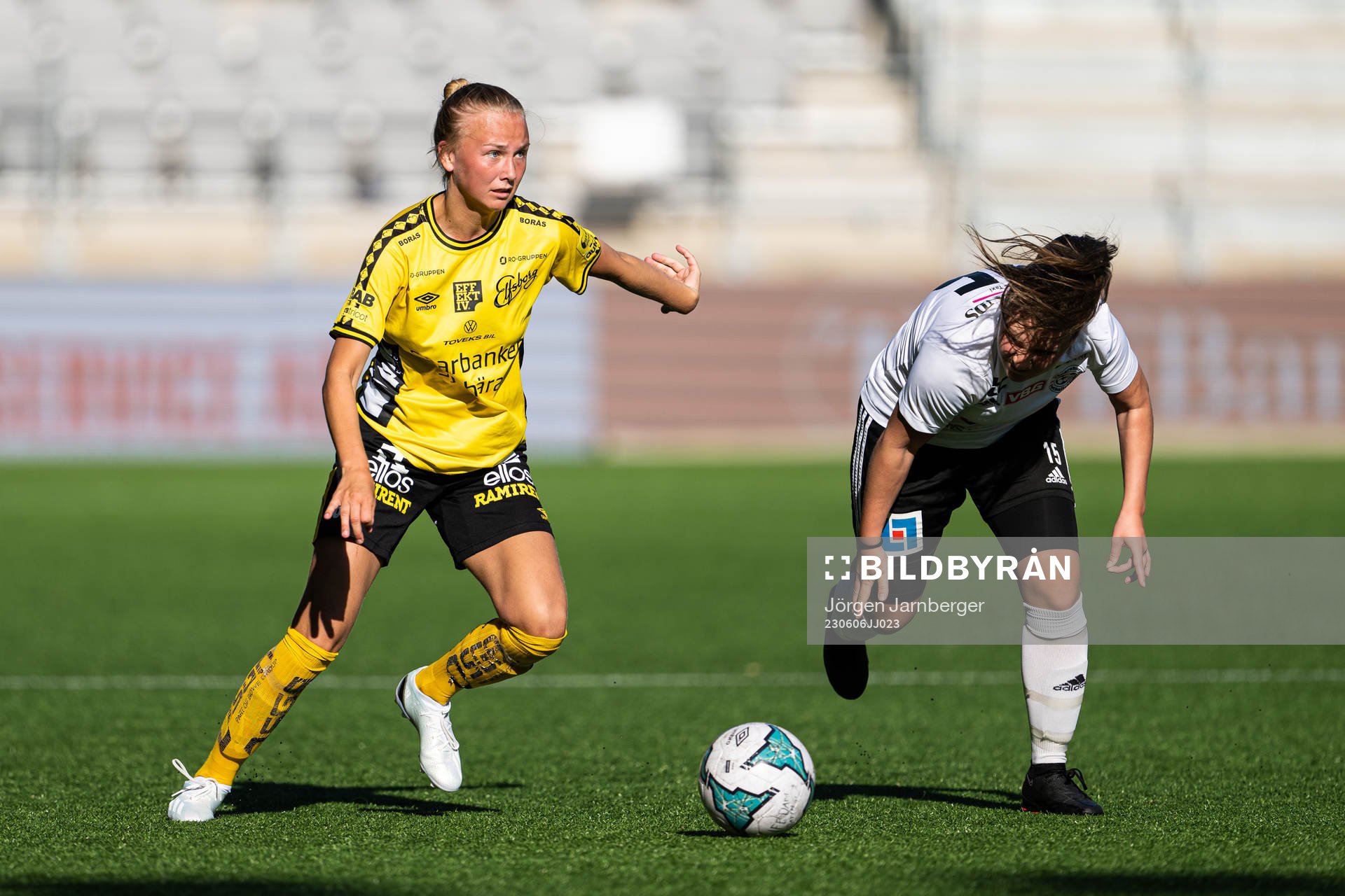 Elfsborgs Linn Sångberg och Vänersborgs Matilda Wiberg