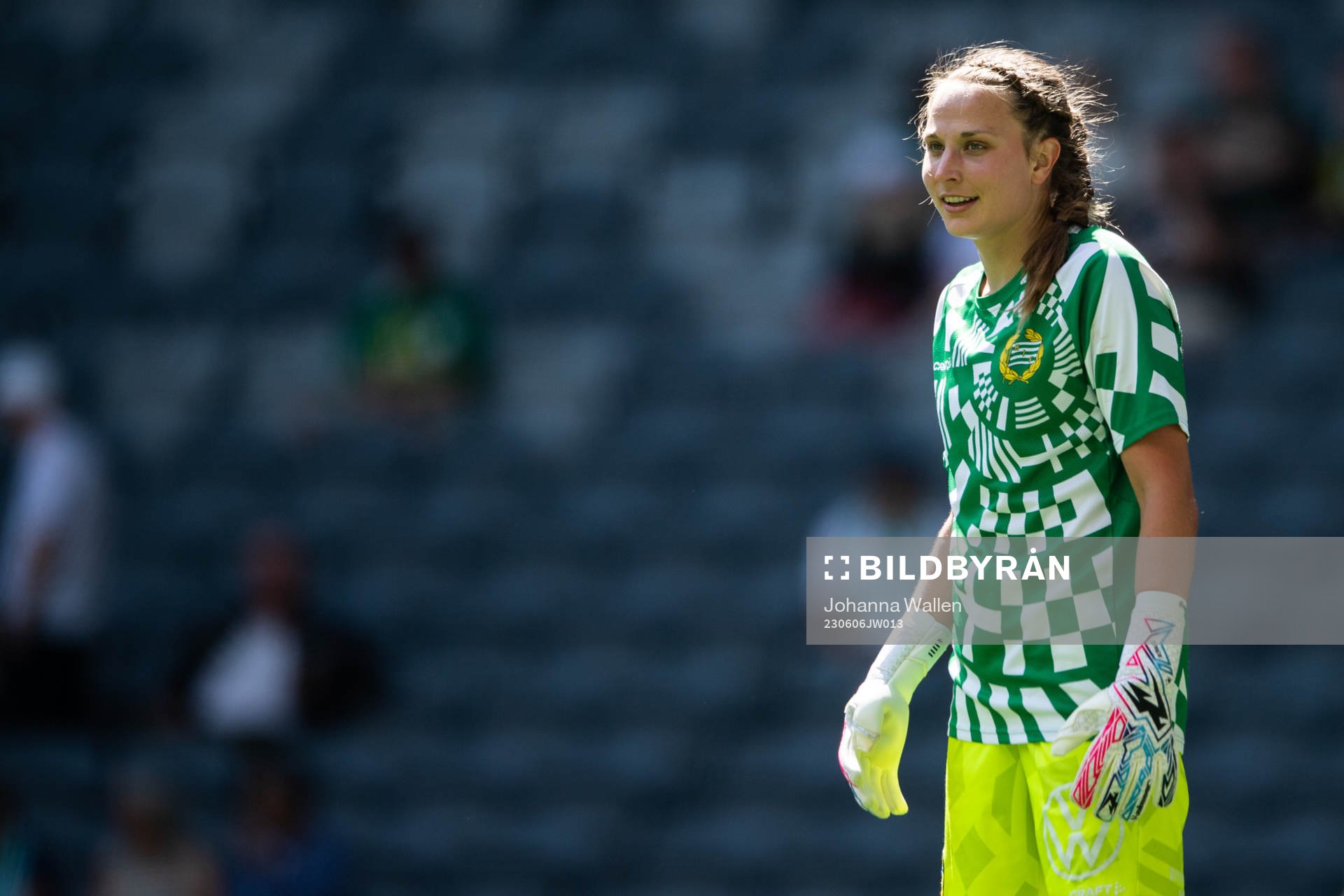 Hammarbys målvakt Anna Tamminen
