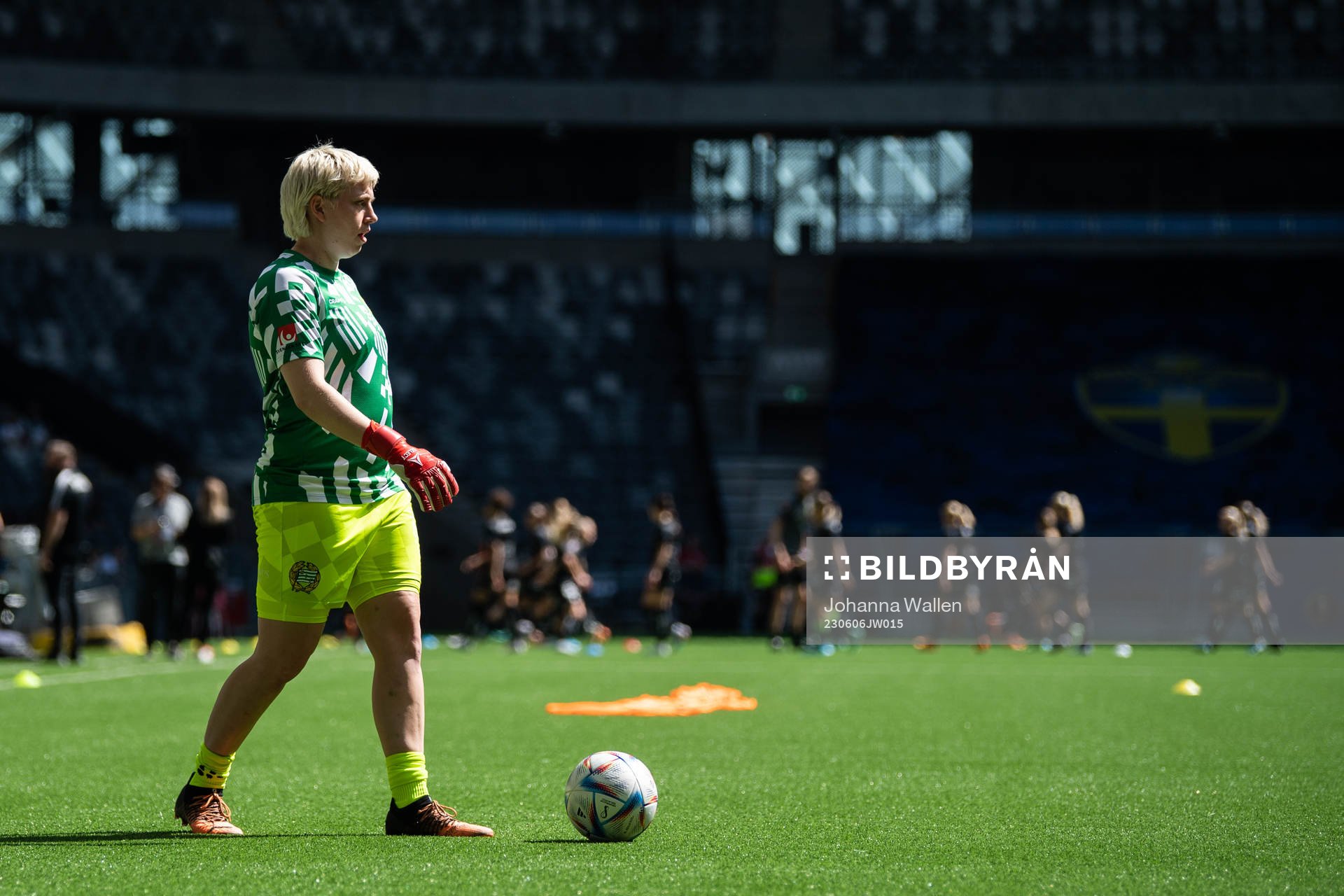 Hammarbys målvakt Moa Edrud