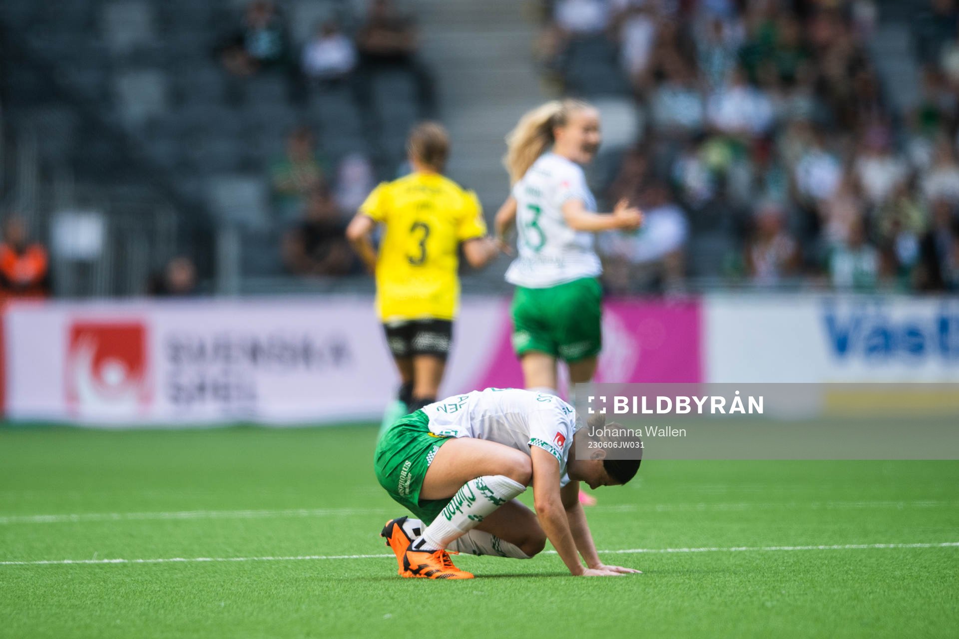 Hammarbys Kyra Cooney-Cross har ont
