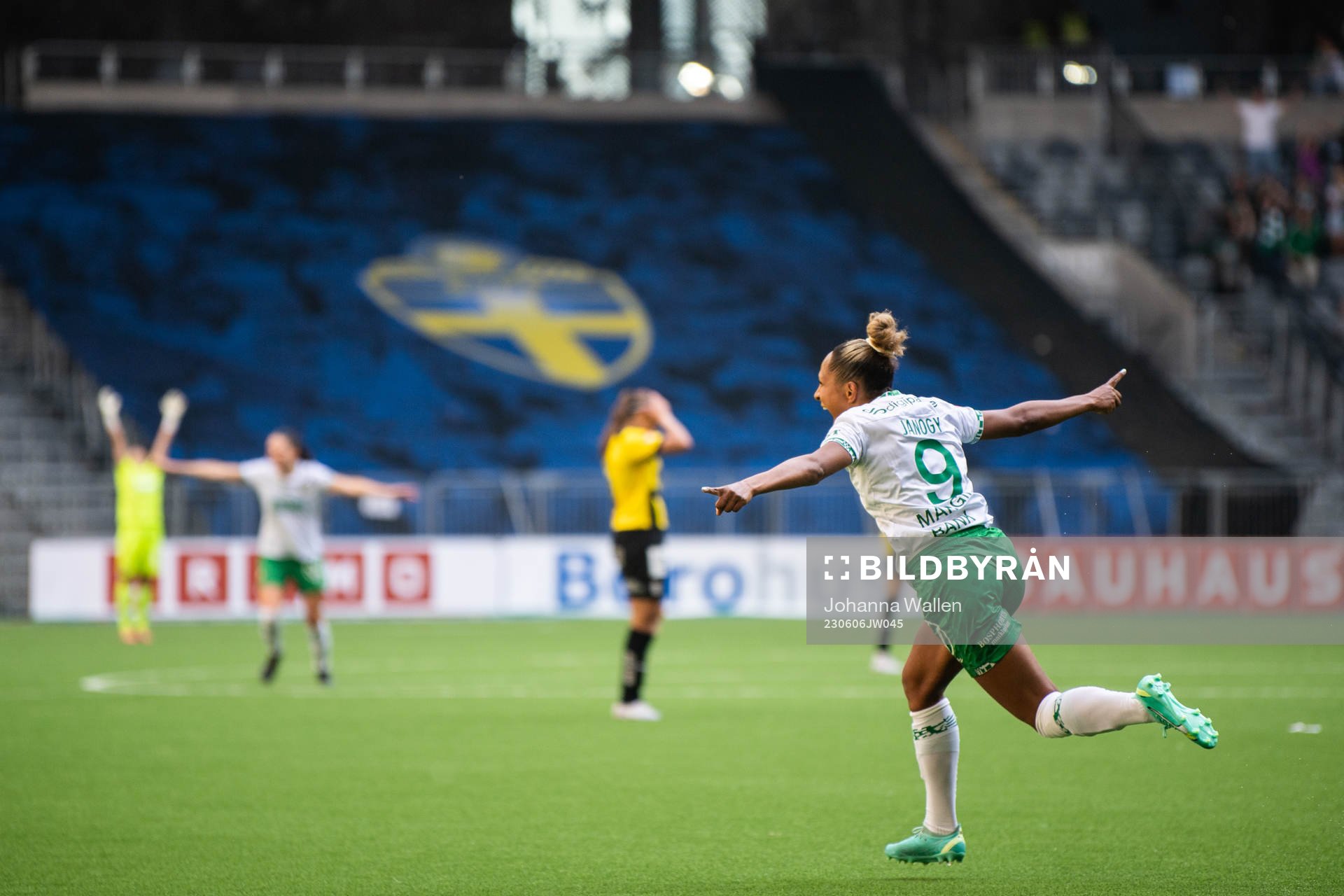 Hammarbys Madelen Janogy jublar