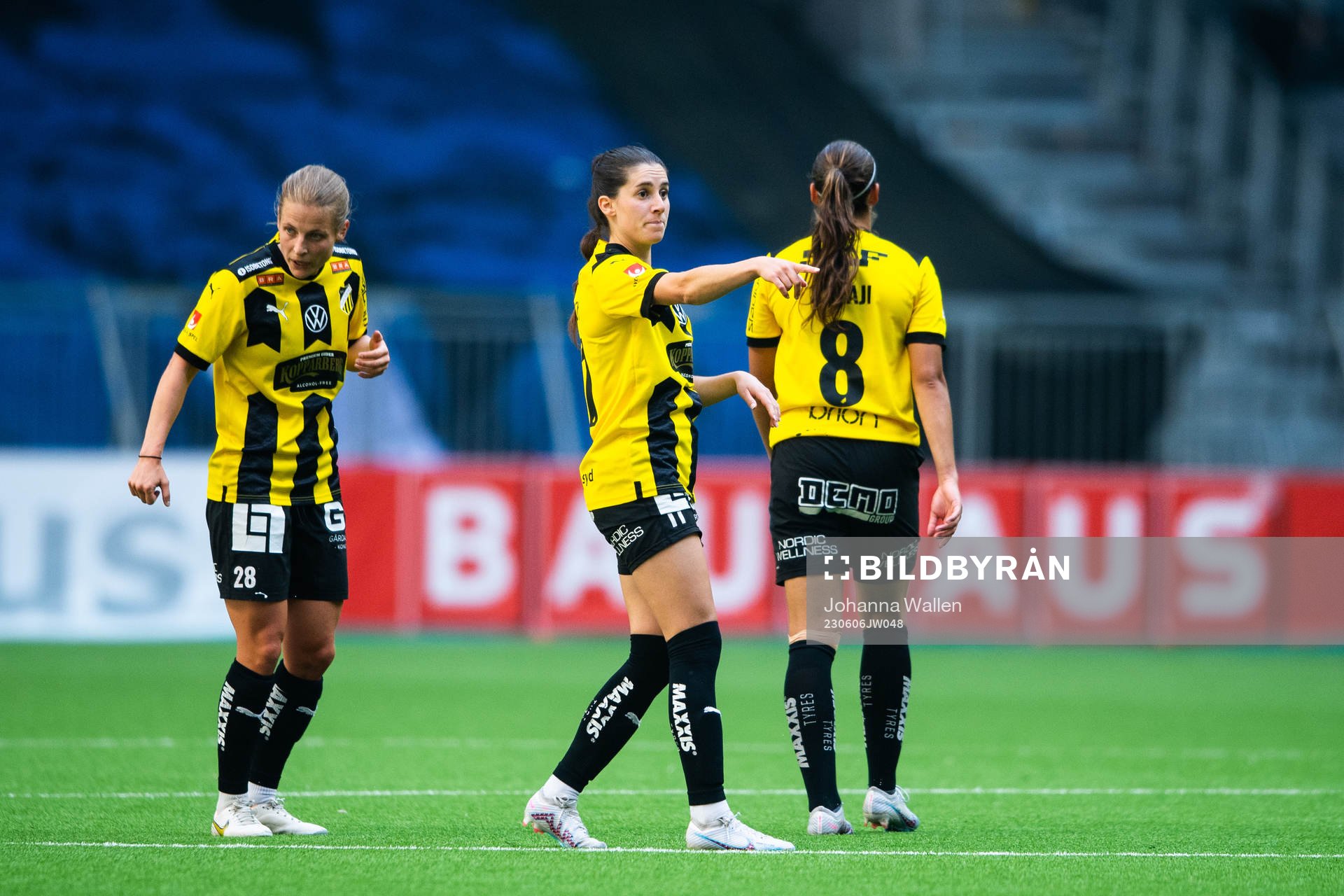 Häckens Anna Anvegård och Clarissa Larisey och Rusul Rosa