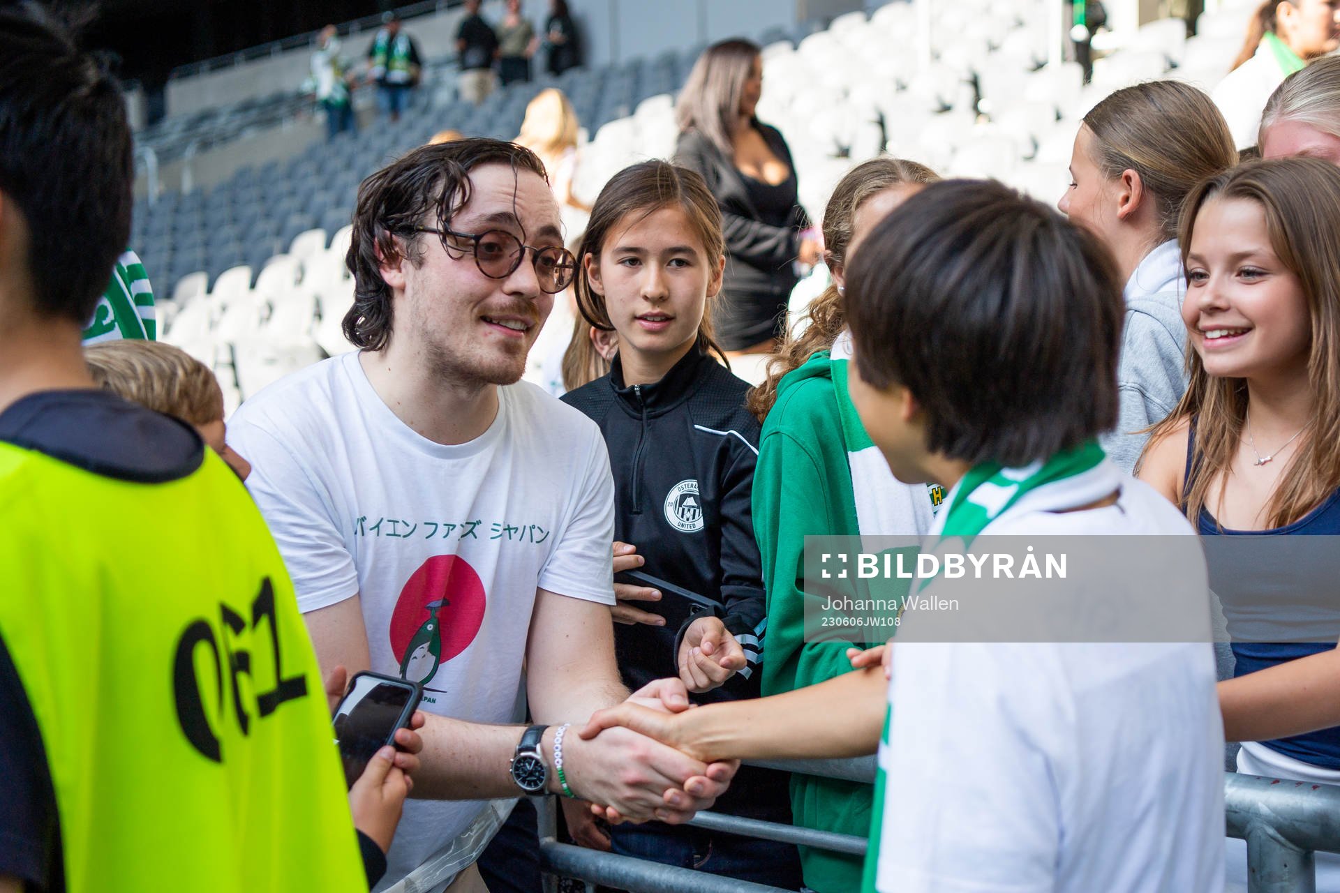 Hammarbys Maika Hamano med supporter