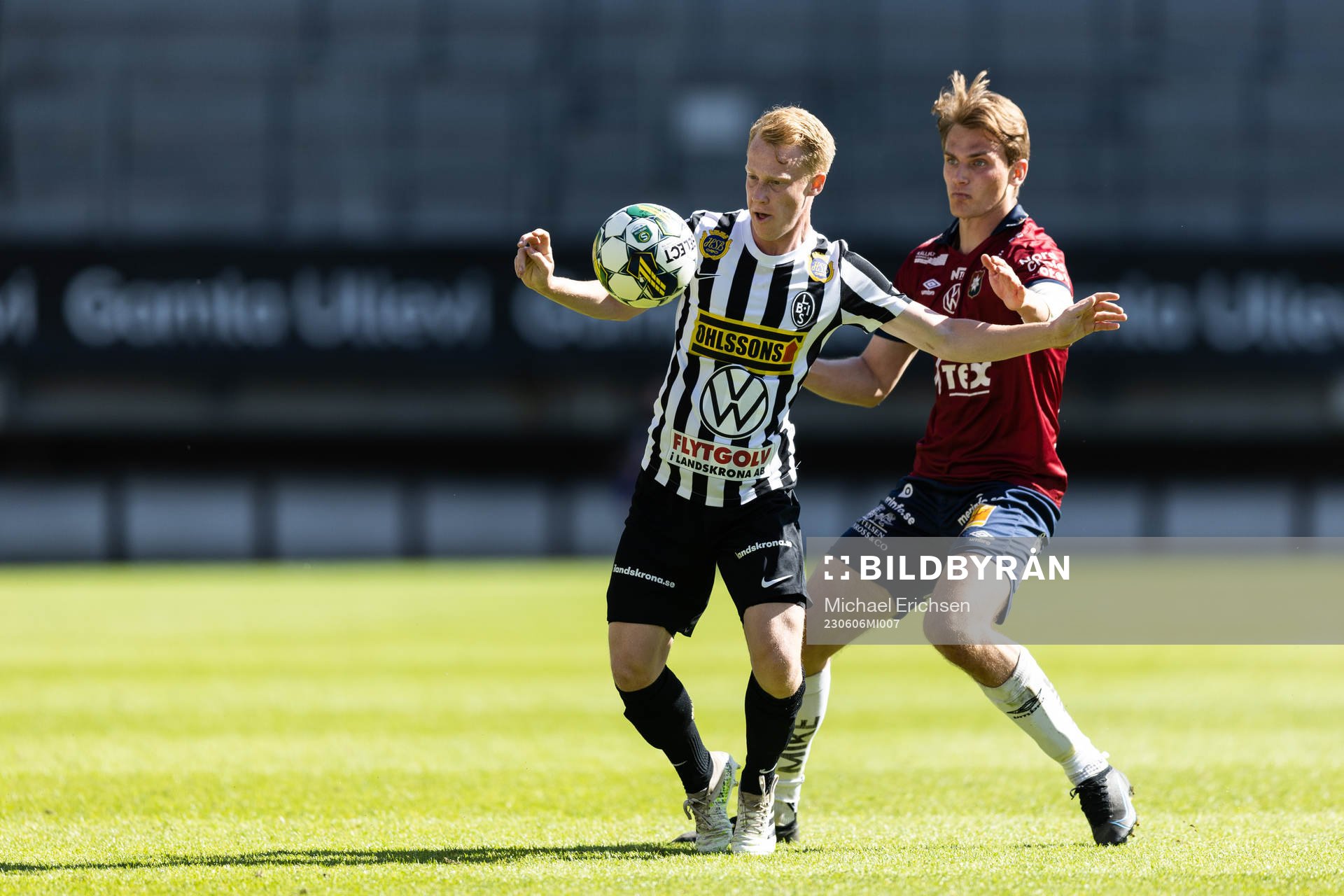 Landskronas David Edvardsson och Örgrytes Christoffer