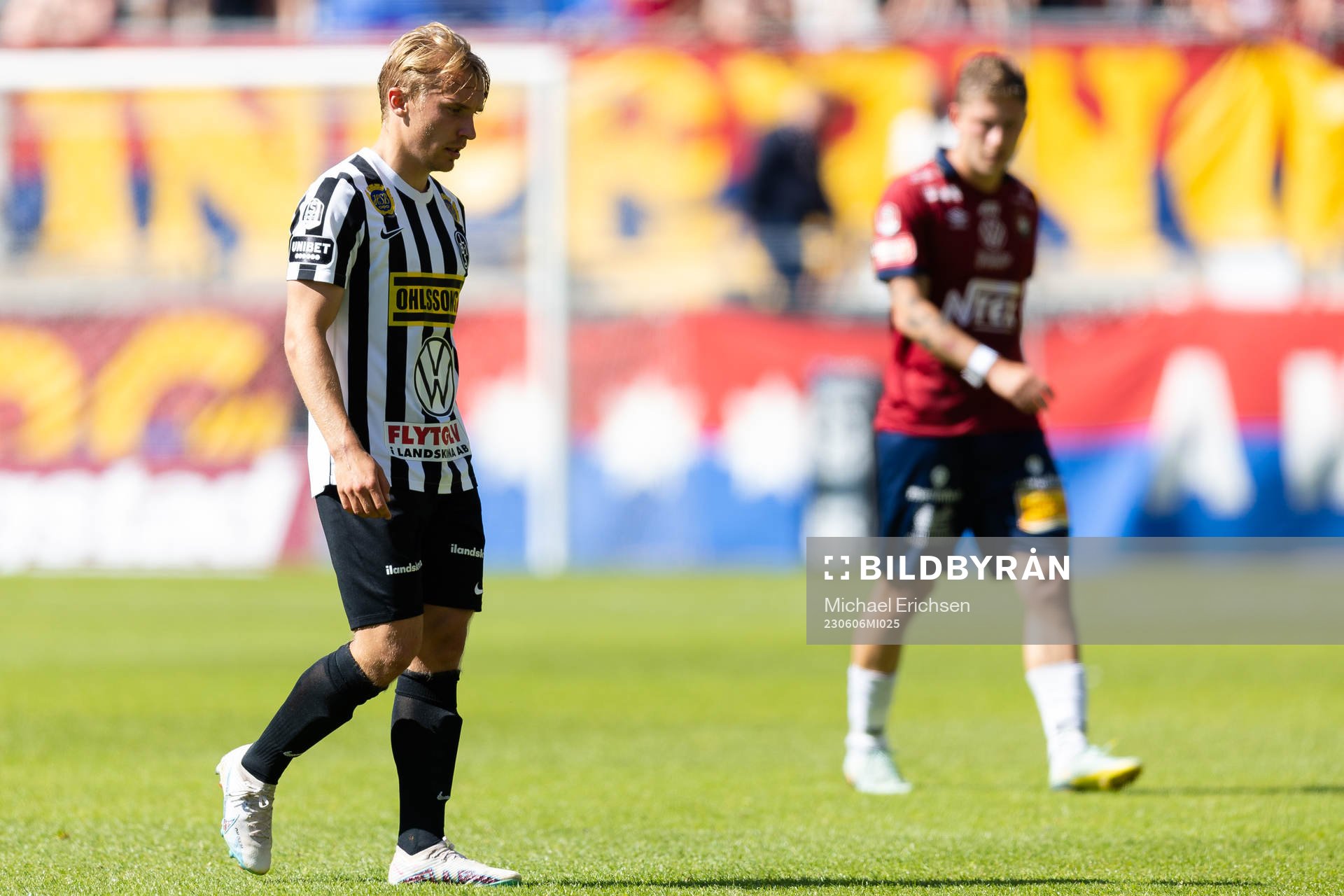 Landskronas Edvin Dahlqvist blir utbytt