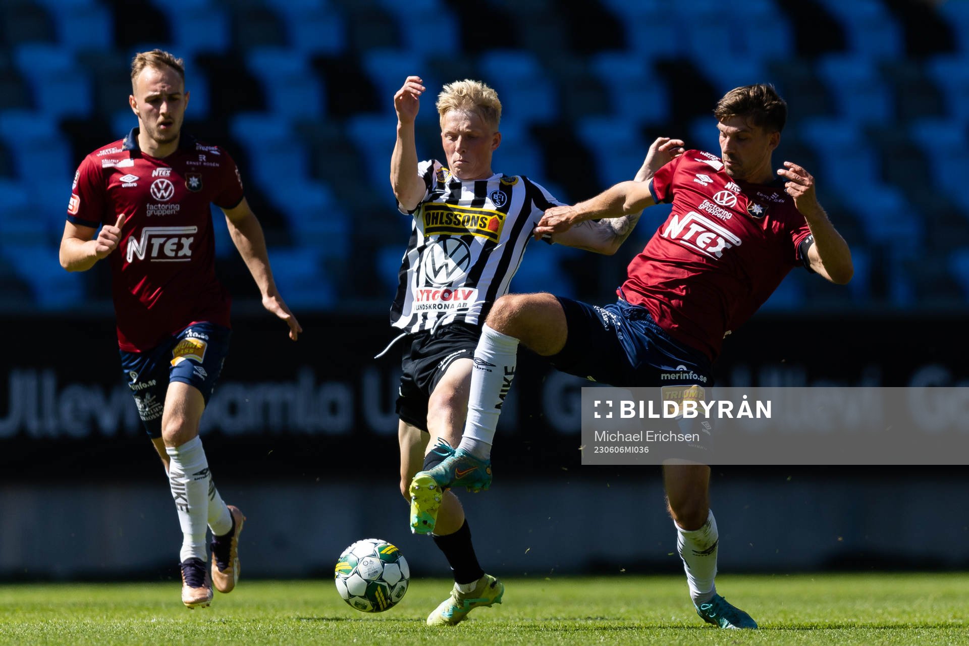 Landskronas Melker Widell och Örgrytes Daniel Paulson