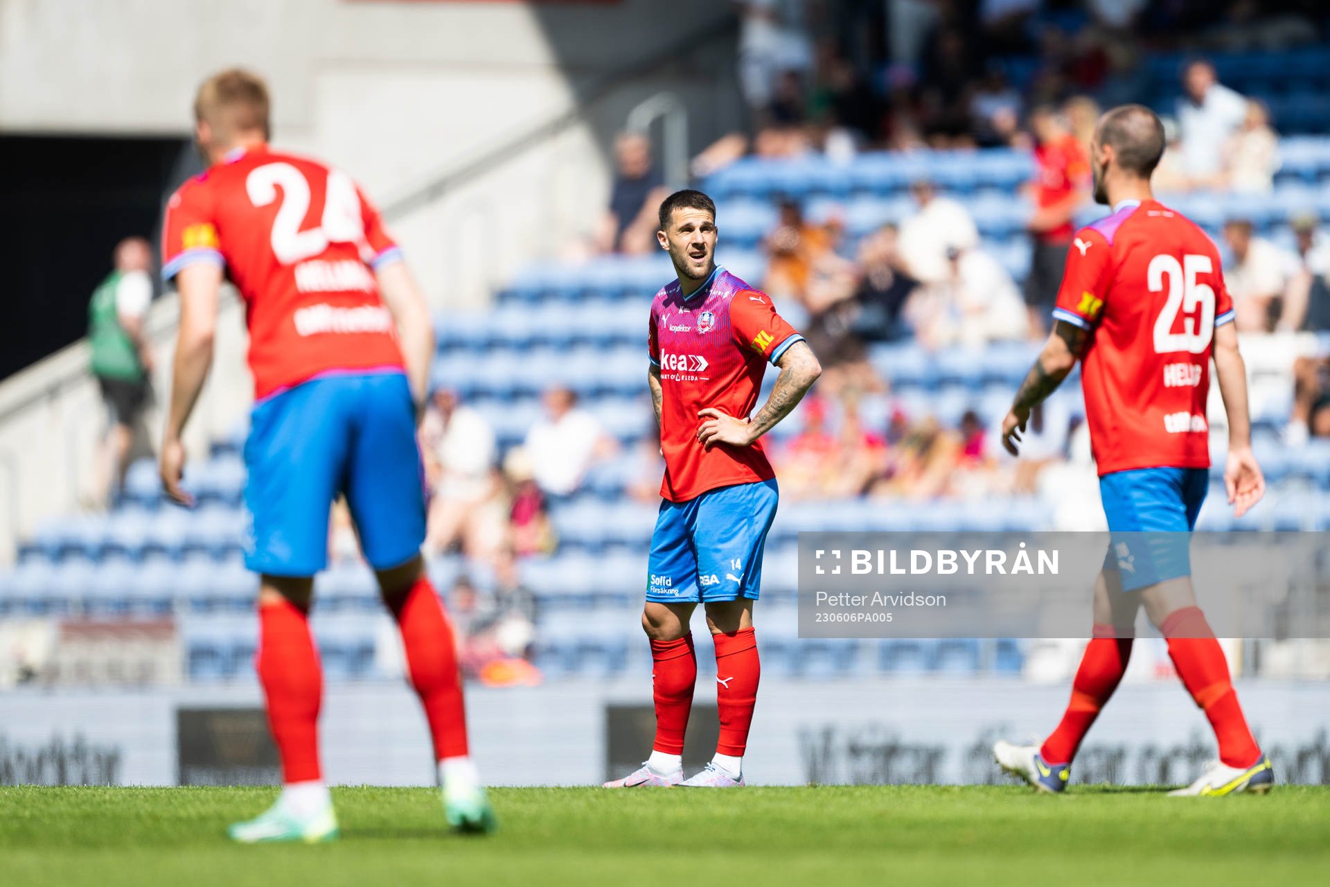 Helsingborgs Oliver Stojanovic Fredin deppar