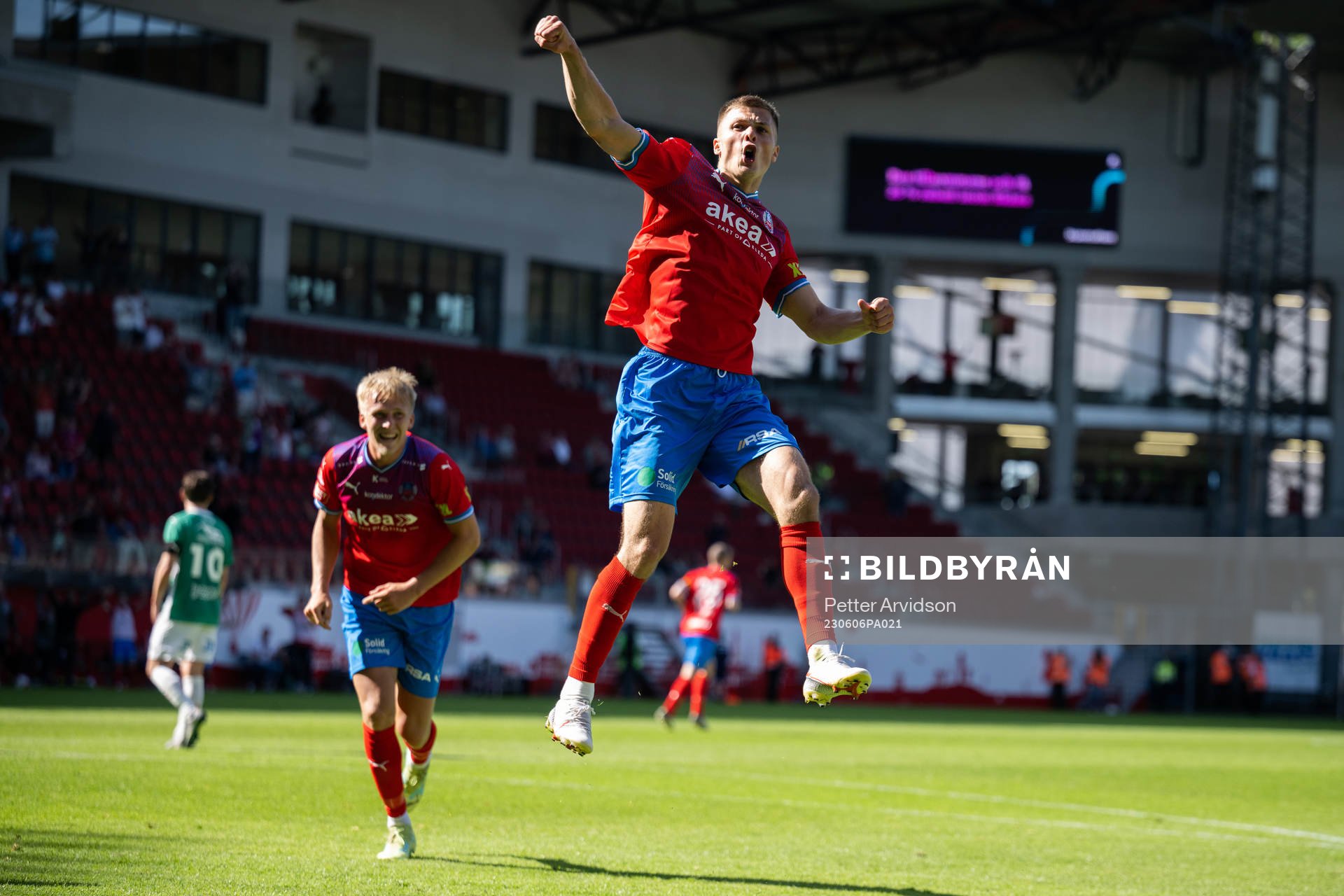 Helsingborgs Erik Ring jublar
