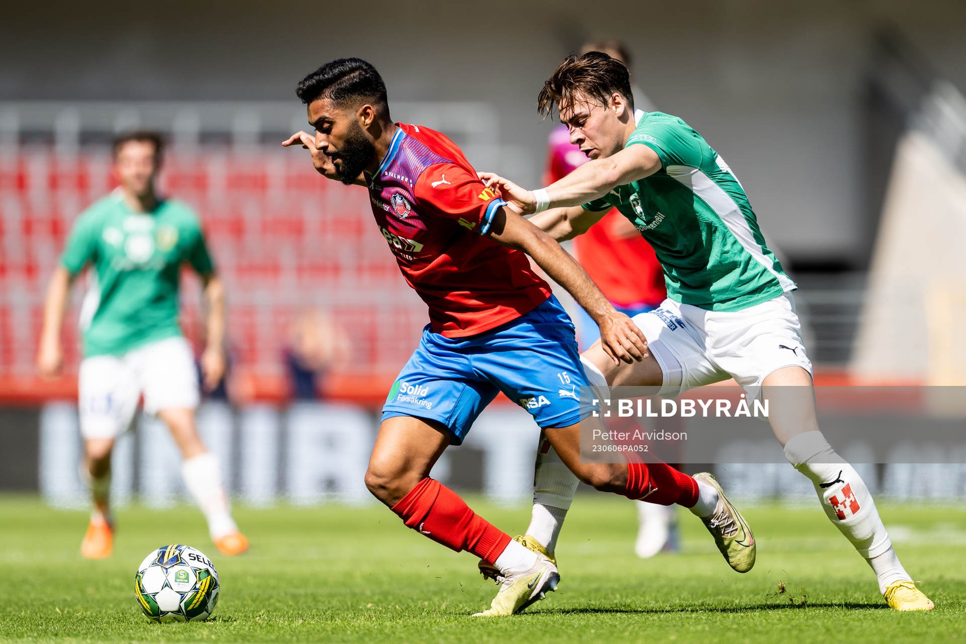 Helsingborgs Amin Al-Hamawi och Jönköpings Södras Adam