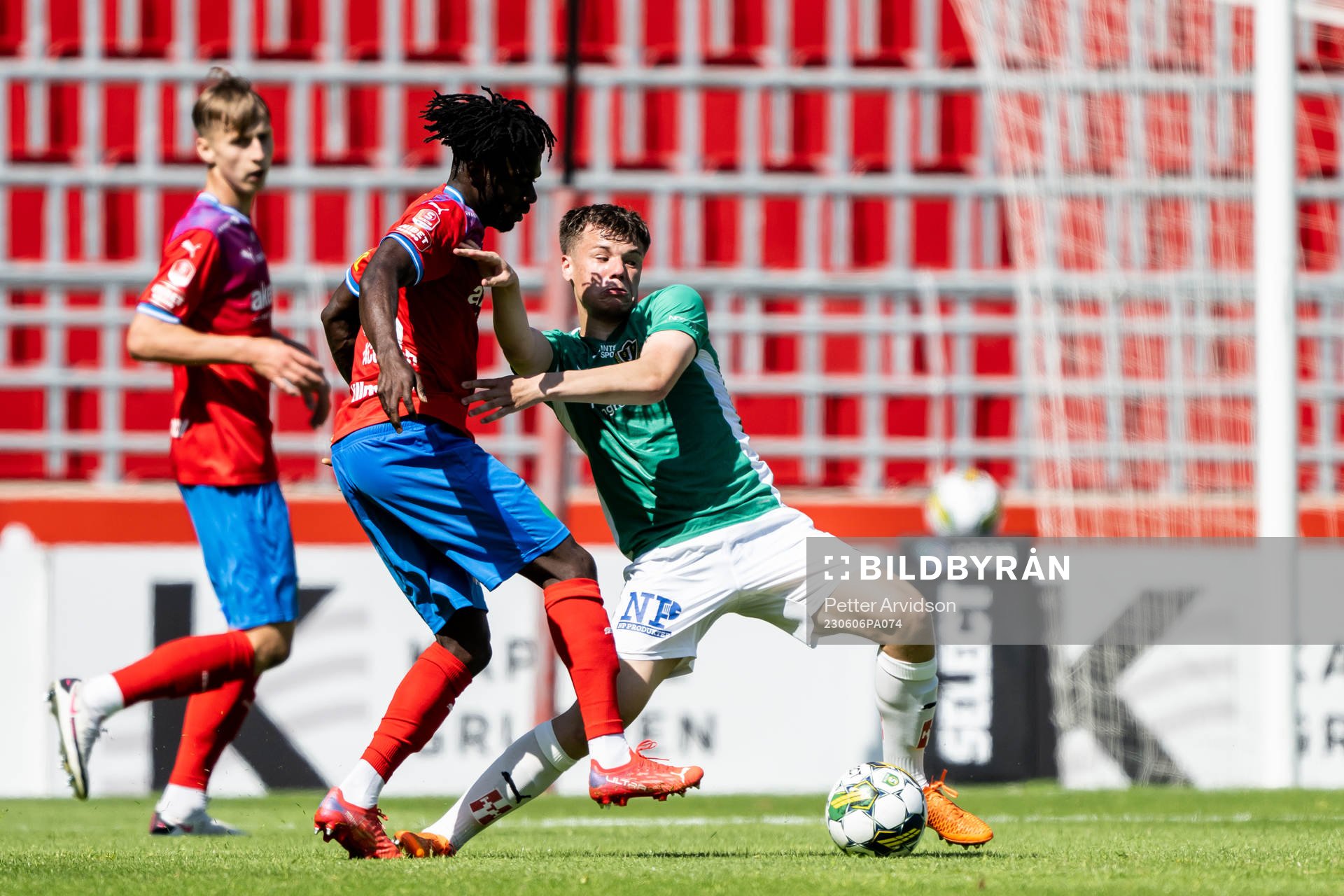 Helsingborgs Benjamin Acquah och Jönköpings Södras