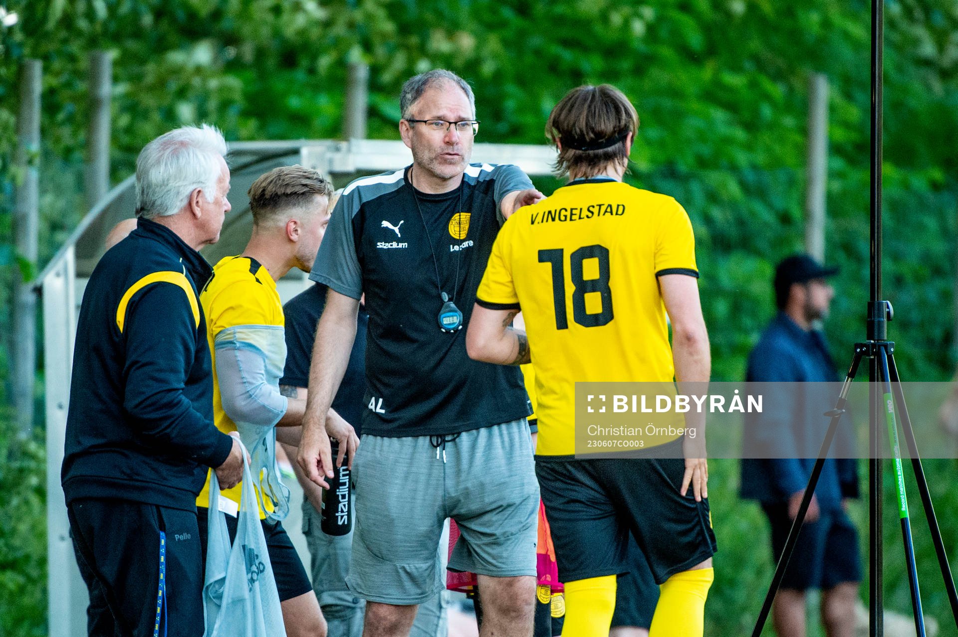 Västra Ingelstads assisterande tränare Anders Lundell och