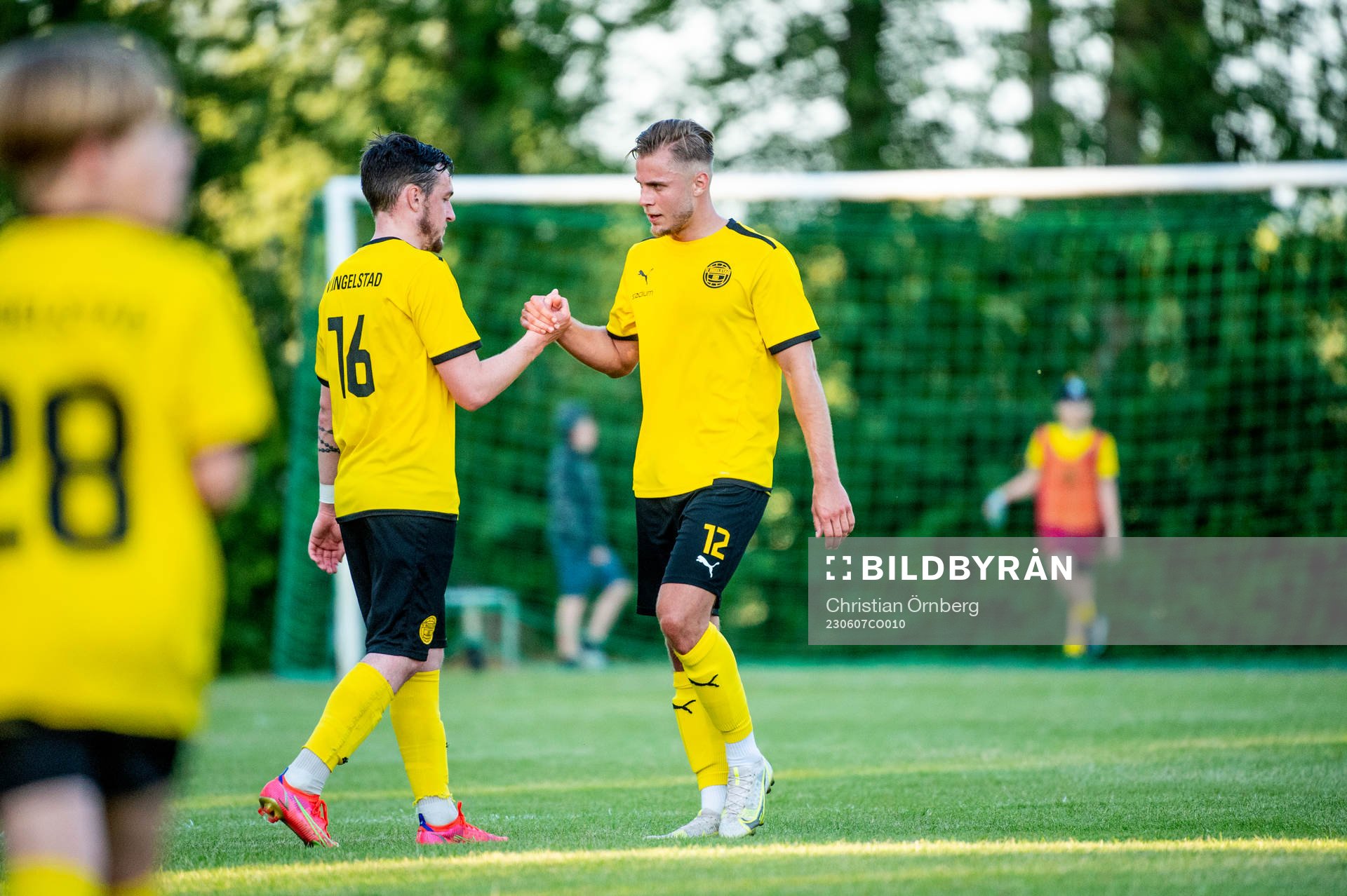 Västra Ingelstads Dennis Rickbo och Anton Jörgensen