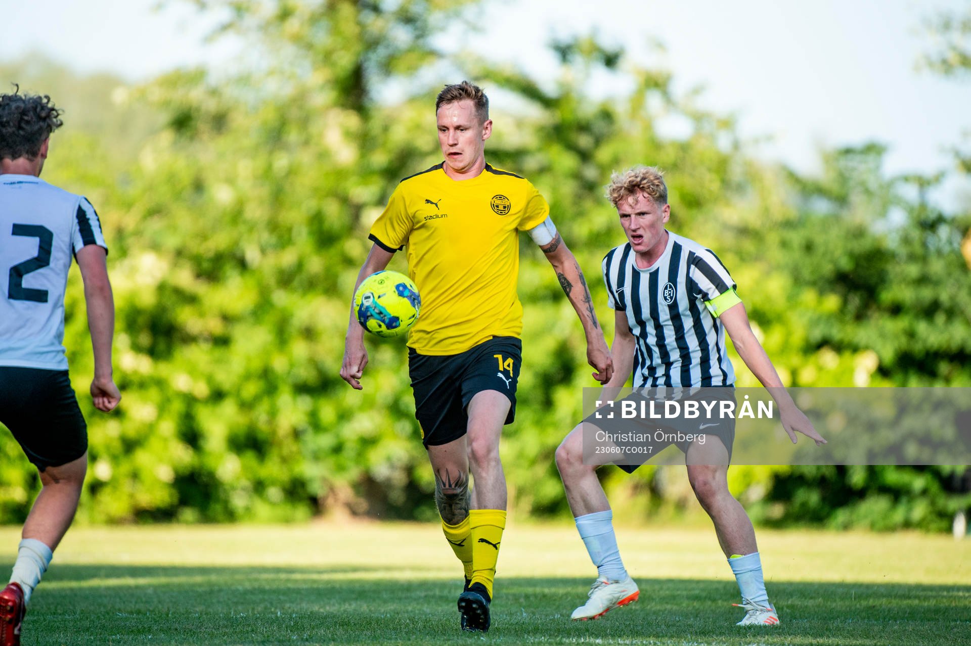 Västra Ingelstads Erik Björkman mot Landskronas Gustaf