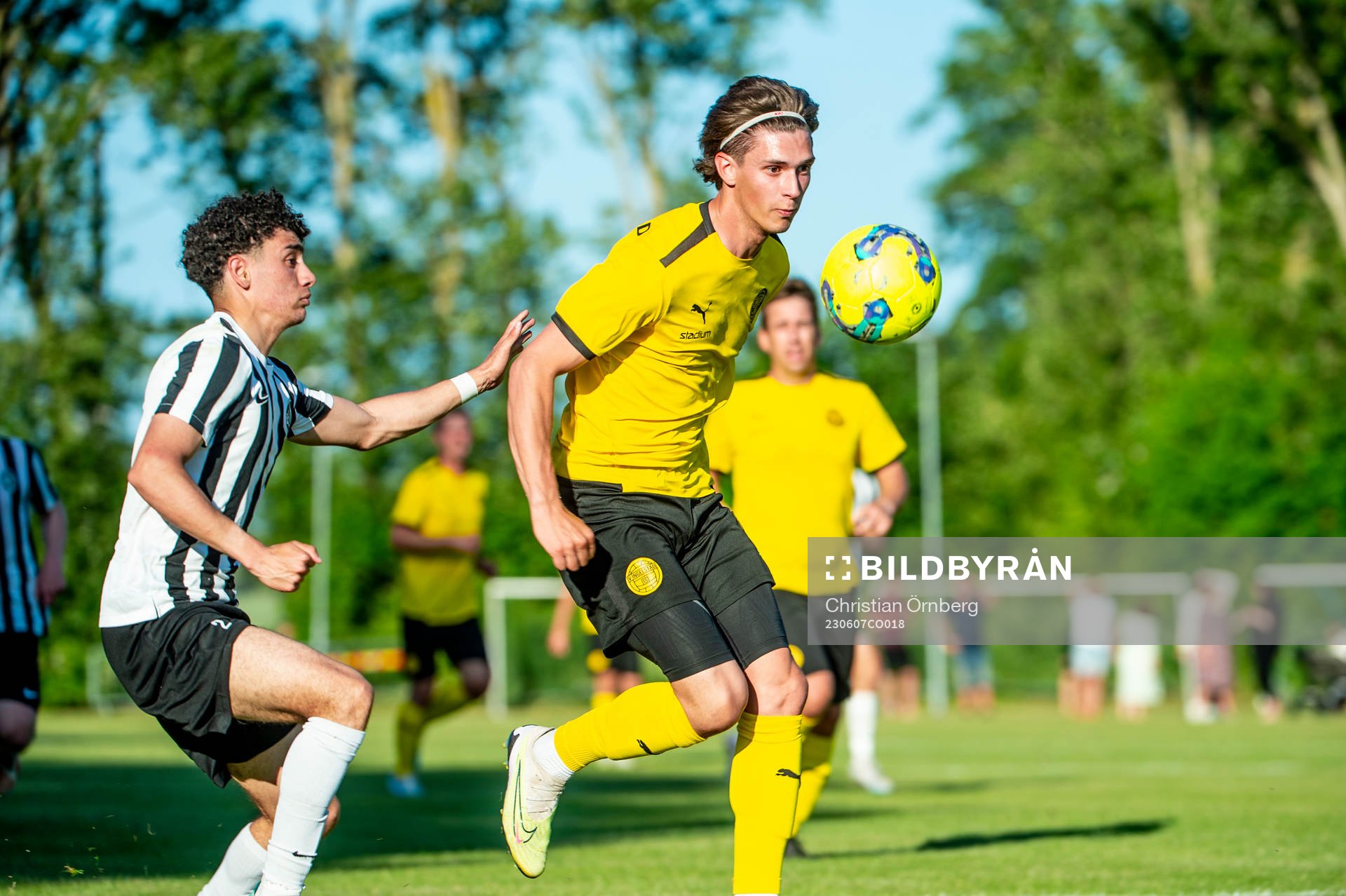 Västra Ingelstads Martin Andersson mot Landskronas Rayan