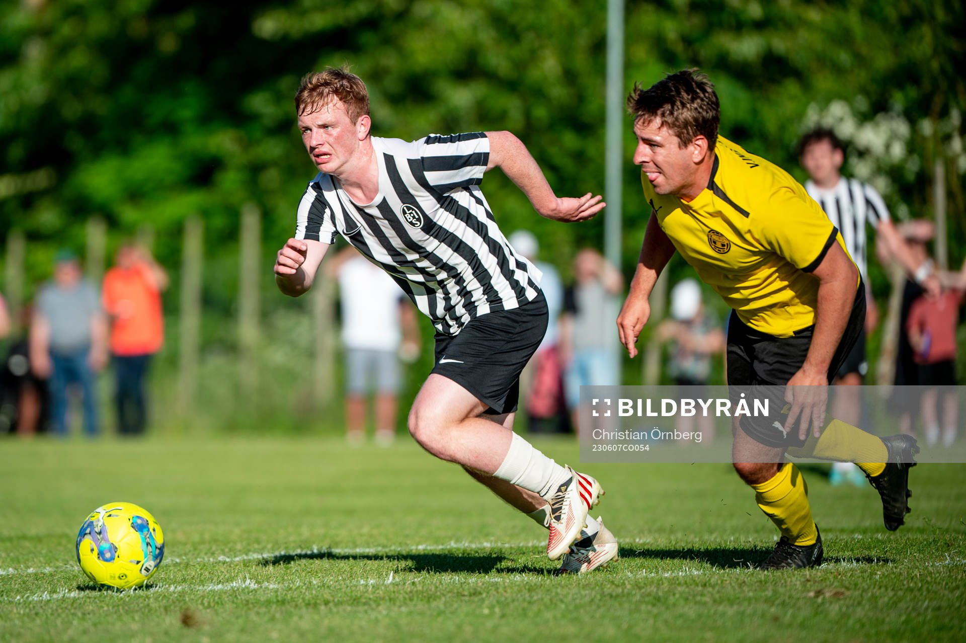 Landskronas Sam Hegdal mot Västra Ingelstads Jesper
