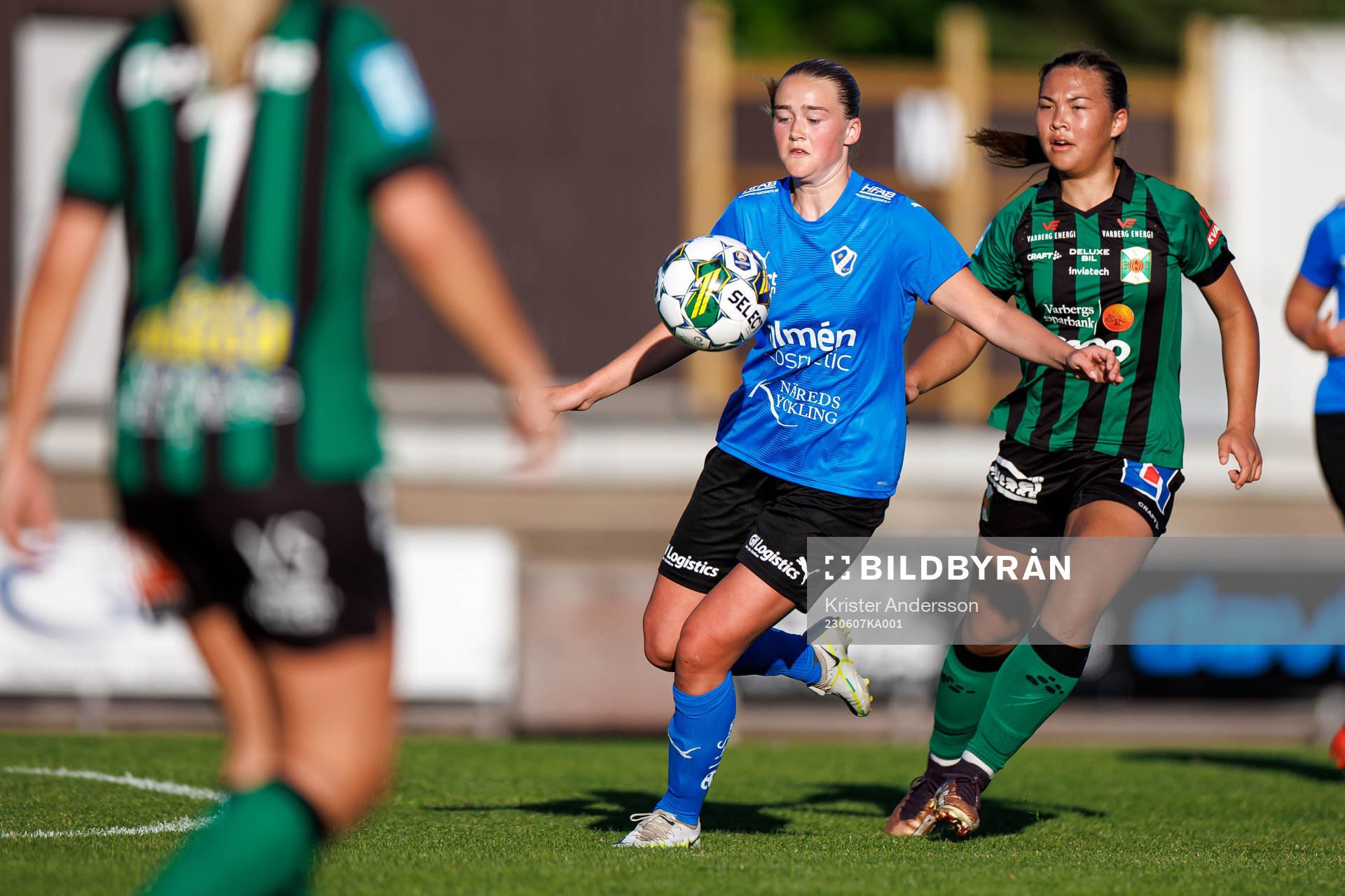 Halmstads Ebba Hellgren och Varbergs Matilda Mårtensson