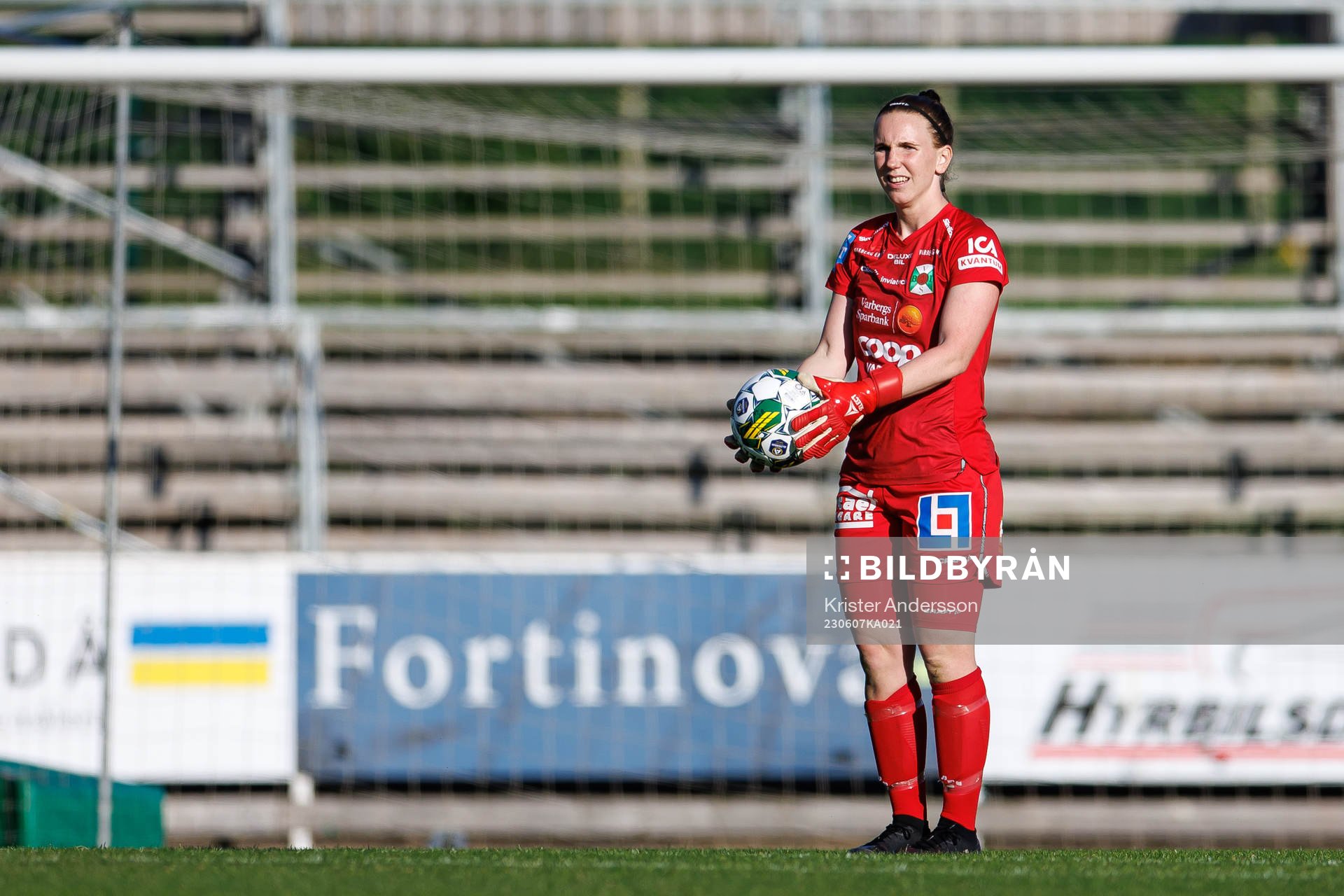 Varbergs målvakt Jasmine Strandberg