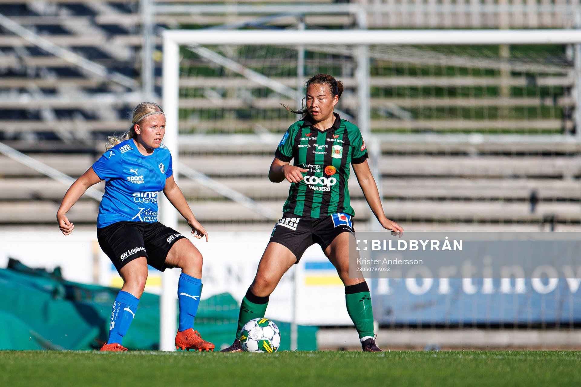 Halmstads Milly Göstasson och Varbergs Matilda Mårtensson