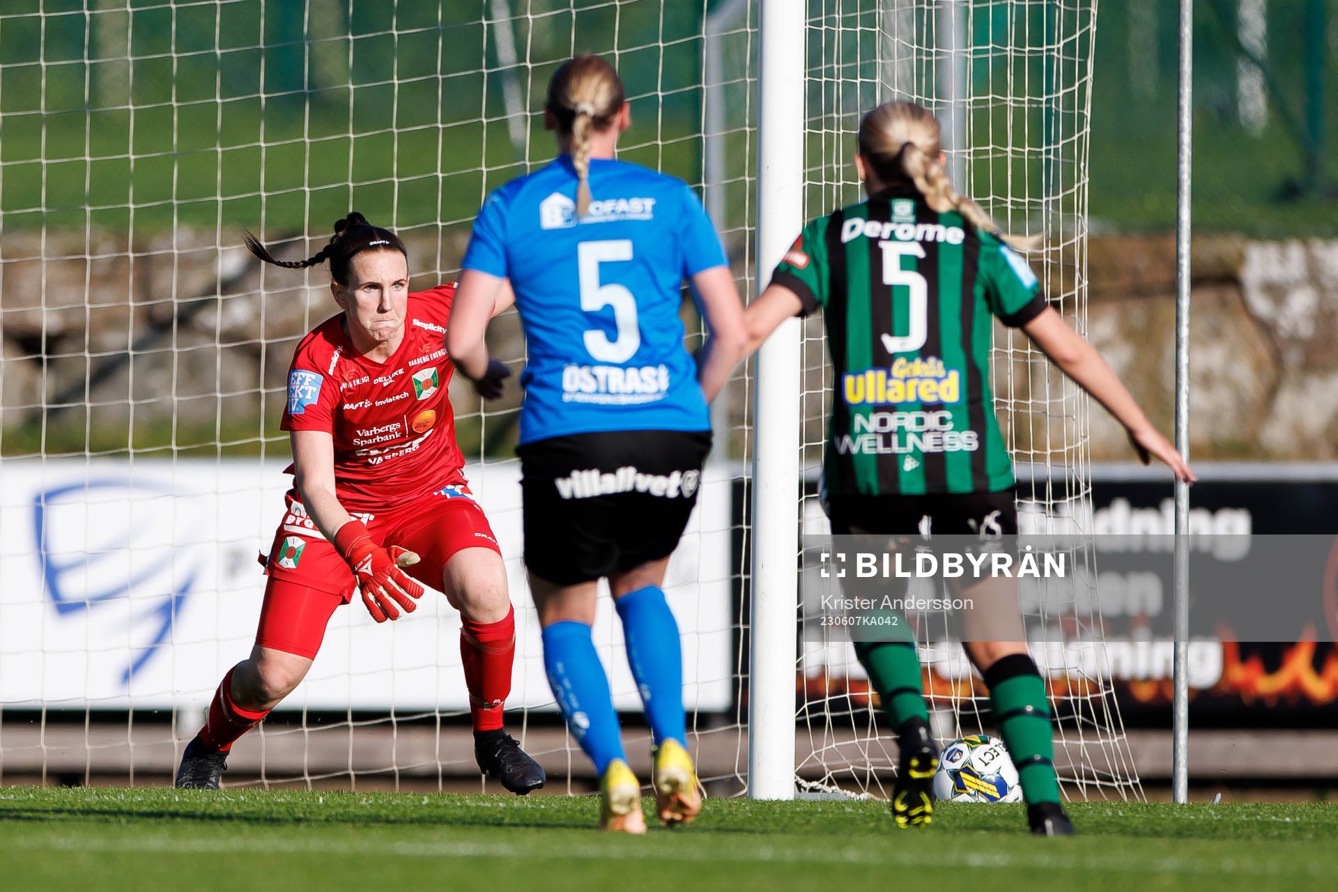 Varbergs målvakt Jasmine Strandberg