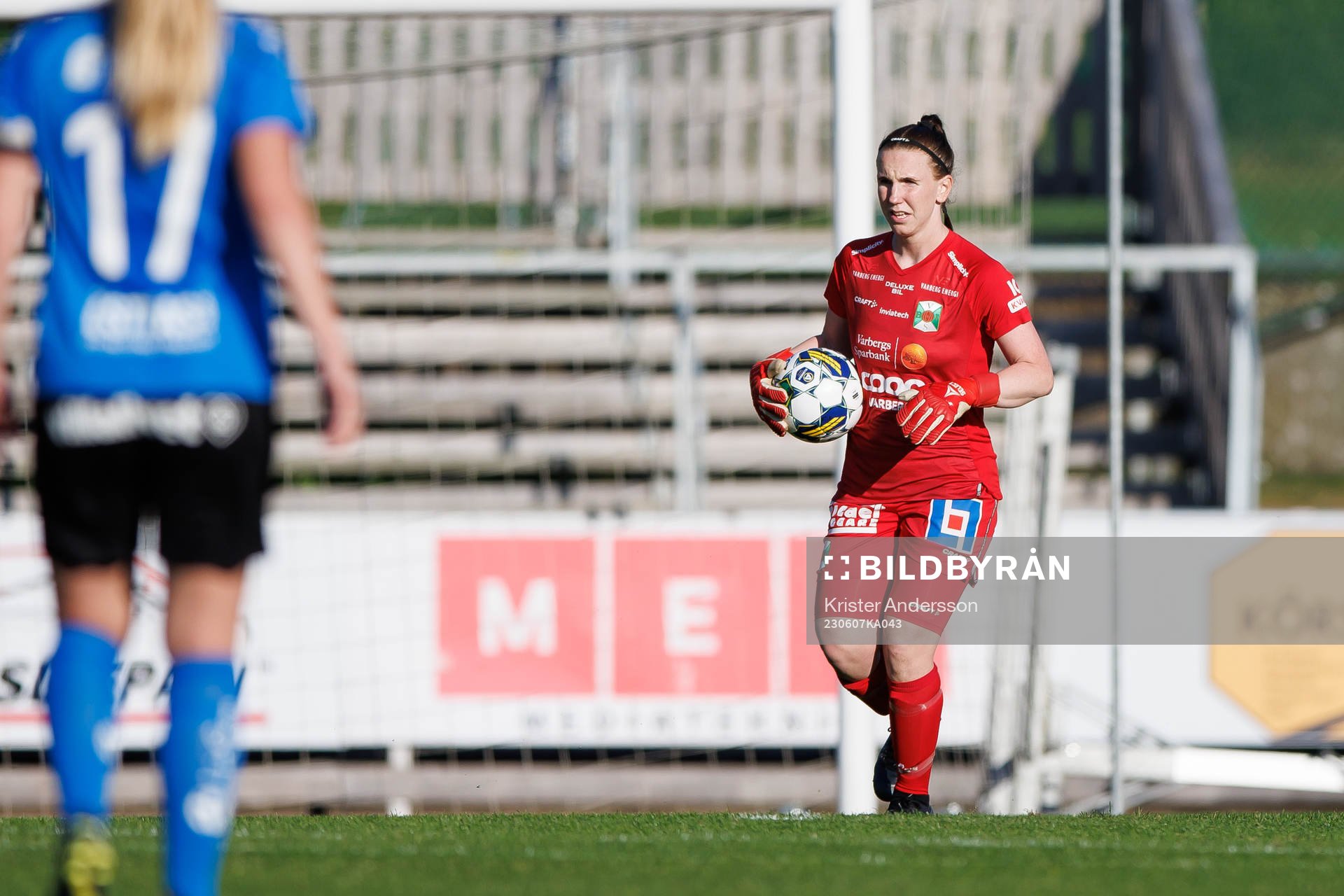 Varbergs målvakt Jasmine Strandberg