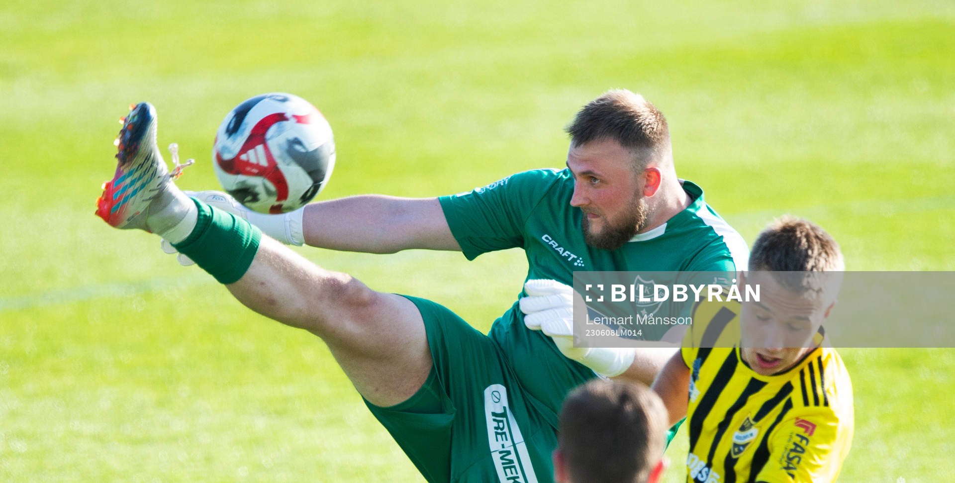 IFK Trelleborgs målvakt Aleksandar Cvetkovski i matchen i