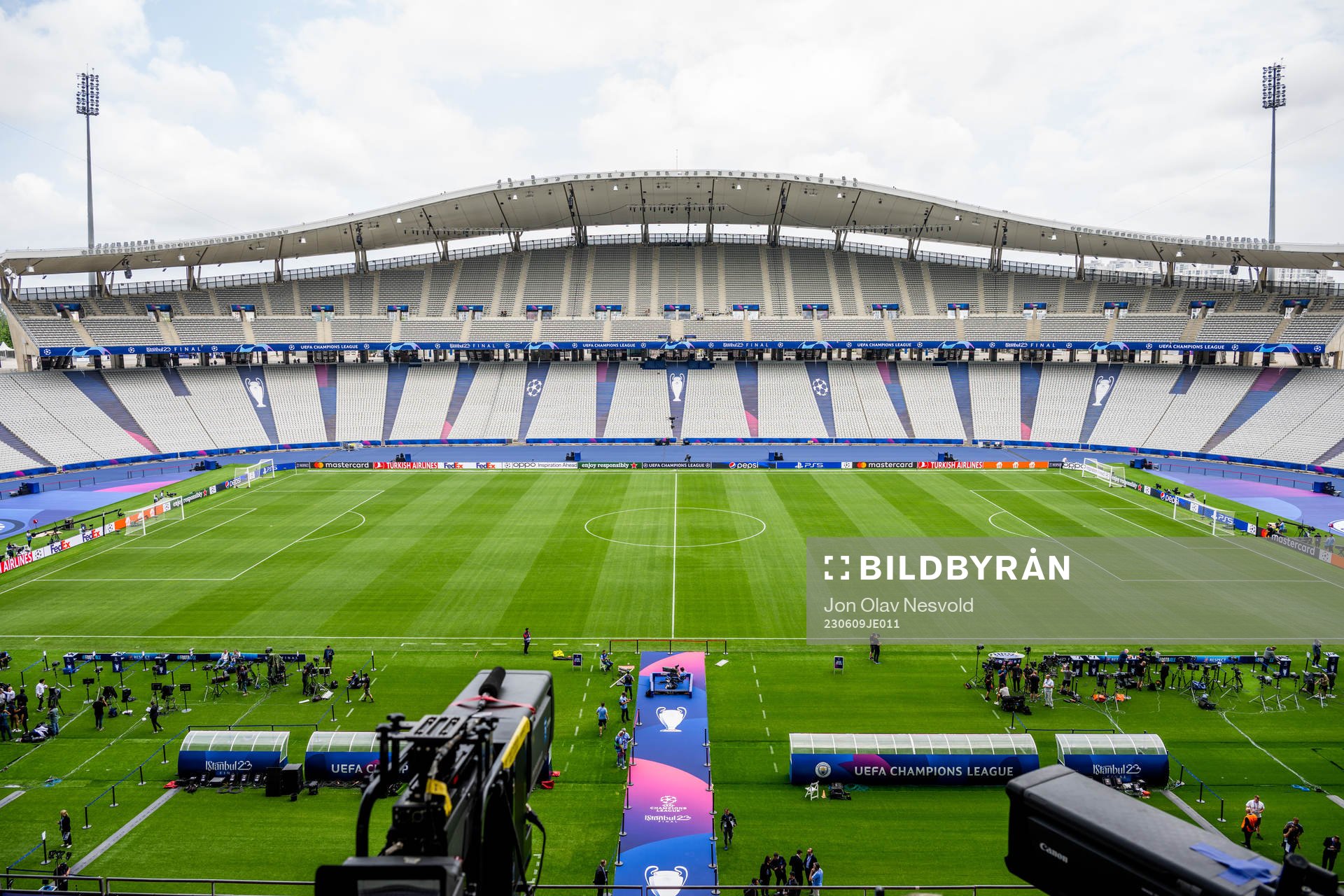 General interior view of Atatürk Olympic Stadium