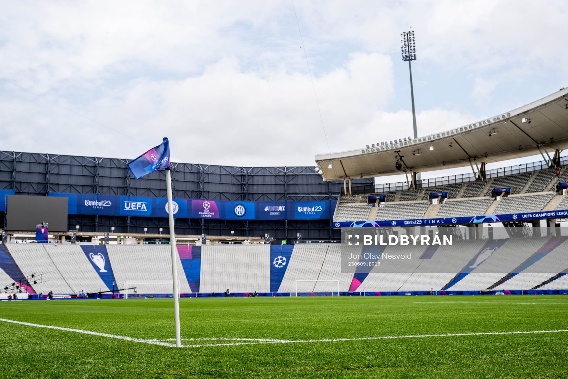 General interior view of Atatürk Olympic Stadium