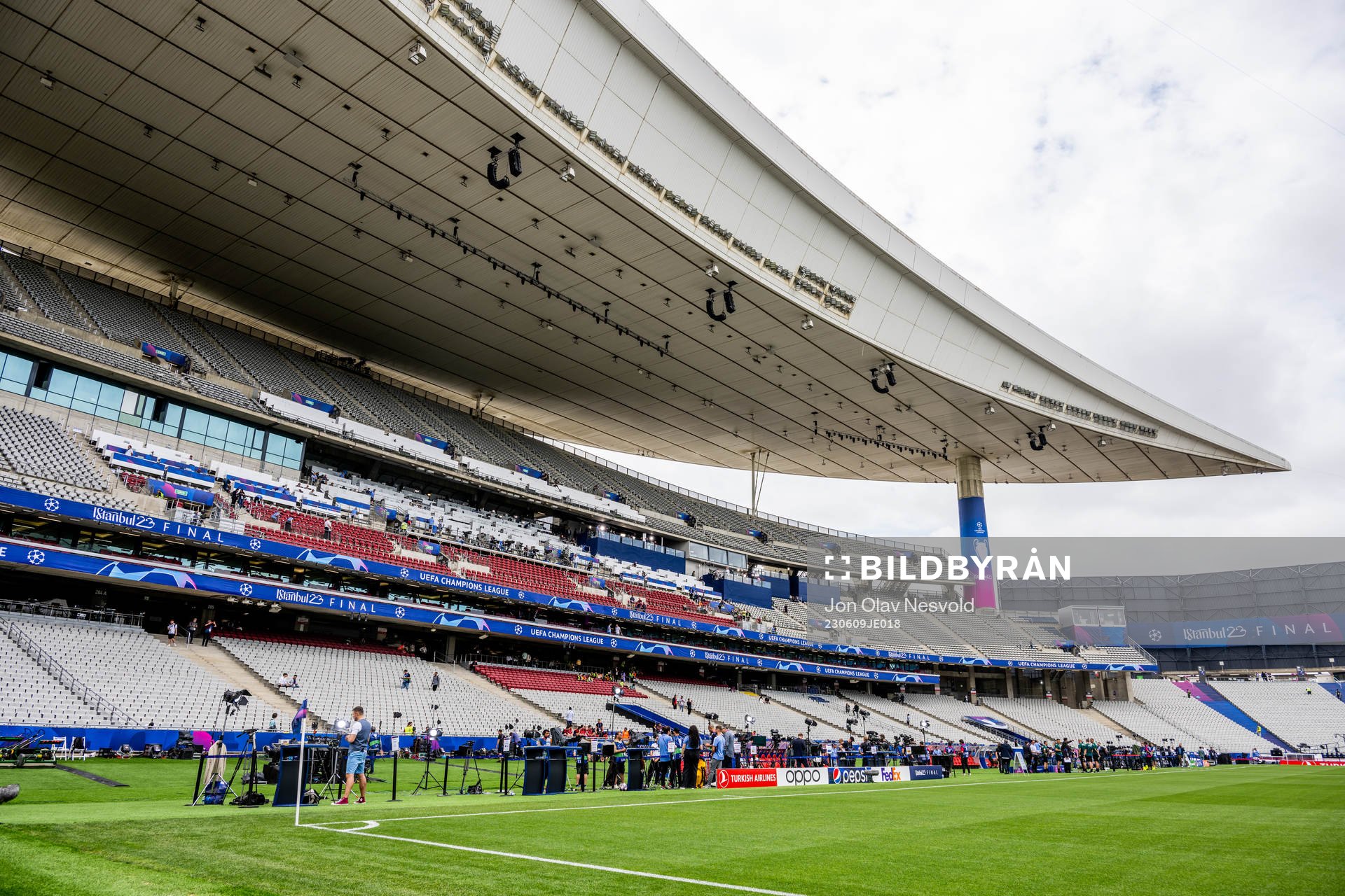 General interior view of Atatürk Olympic Stadium