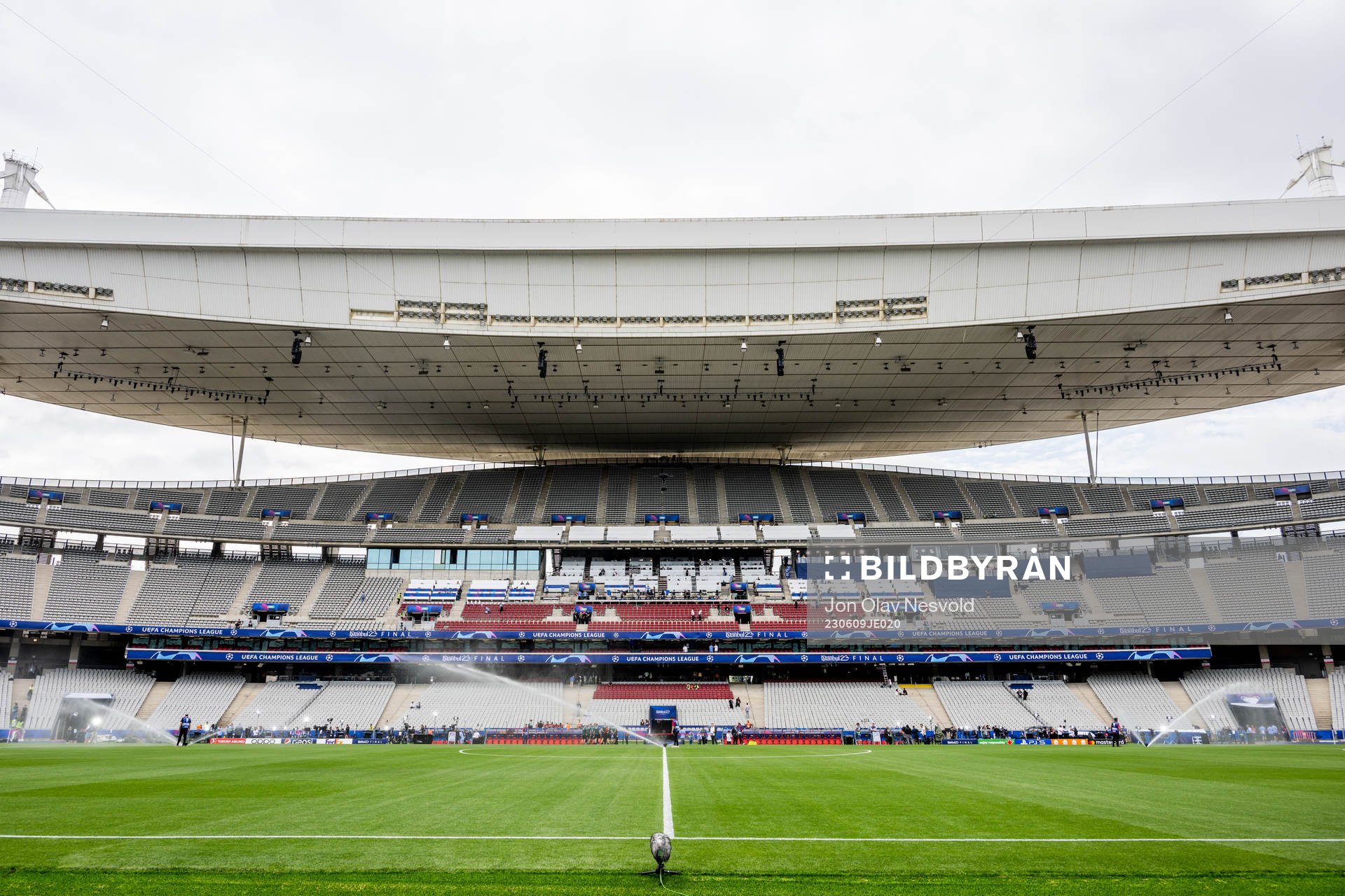 General interior view of Atatürk Olympic Stadium