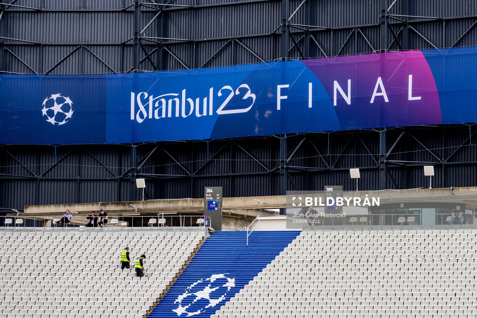 General interior view of Atatürk Olympic Stadium